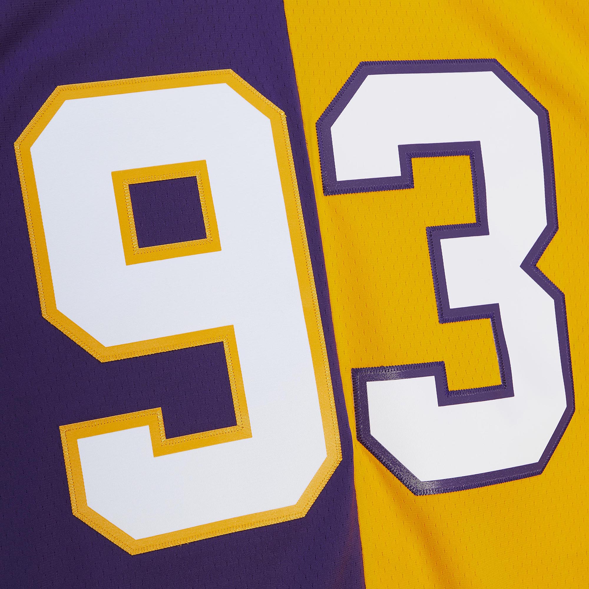 John Randle Minnesota Vikings Mitchell & Ness 1998 Split Legacy Replica Jersey - Purple\/Gold