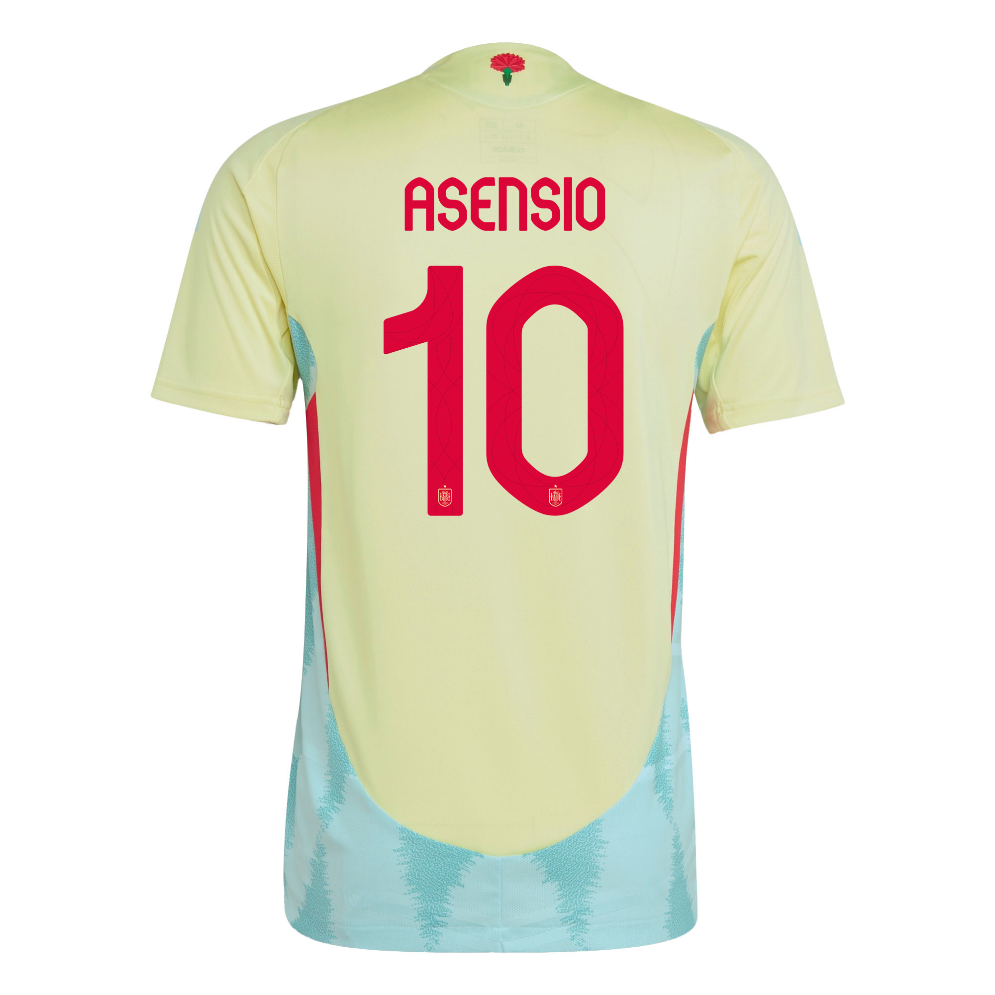 Marco Asensio 10 Spain National Team 2024 Away Men Jersey - Yellow