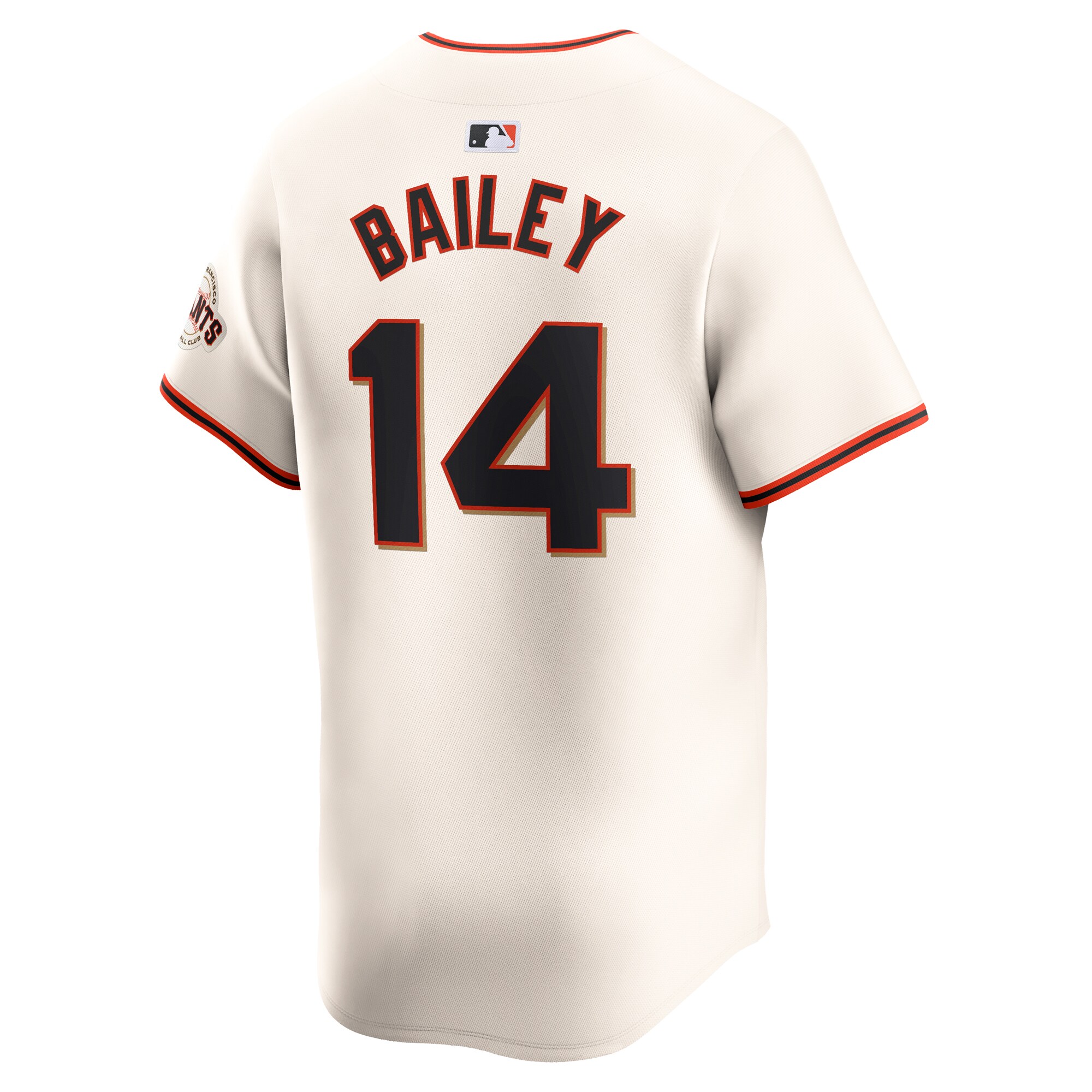 Patrick Bailey San Francisco Giants  Home Limited Player Jersey - Cream