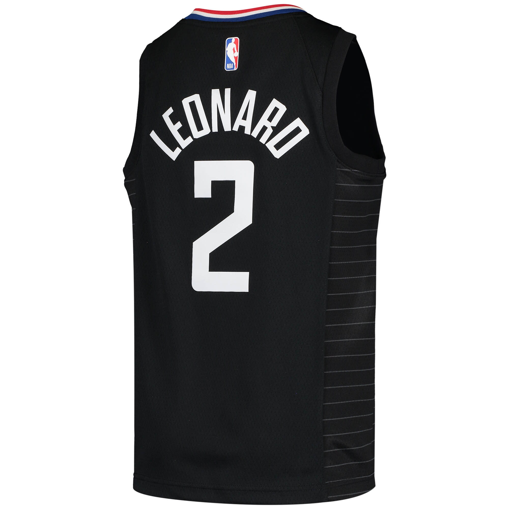 Kawhi Leonard LA Clippers Jordan Brand Youth 2020\/21 Swingman Player Jersey - Black - Statement Edition