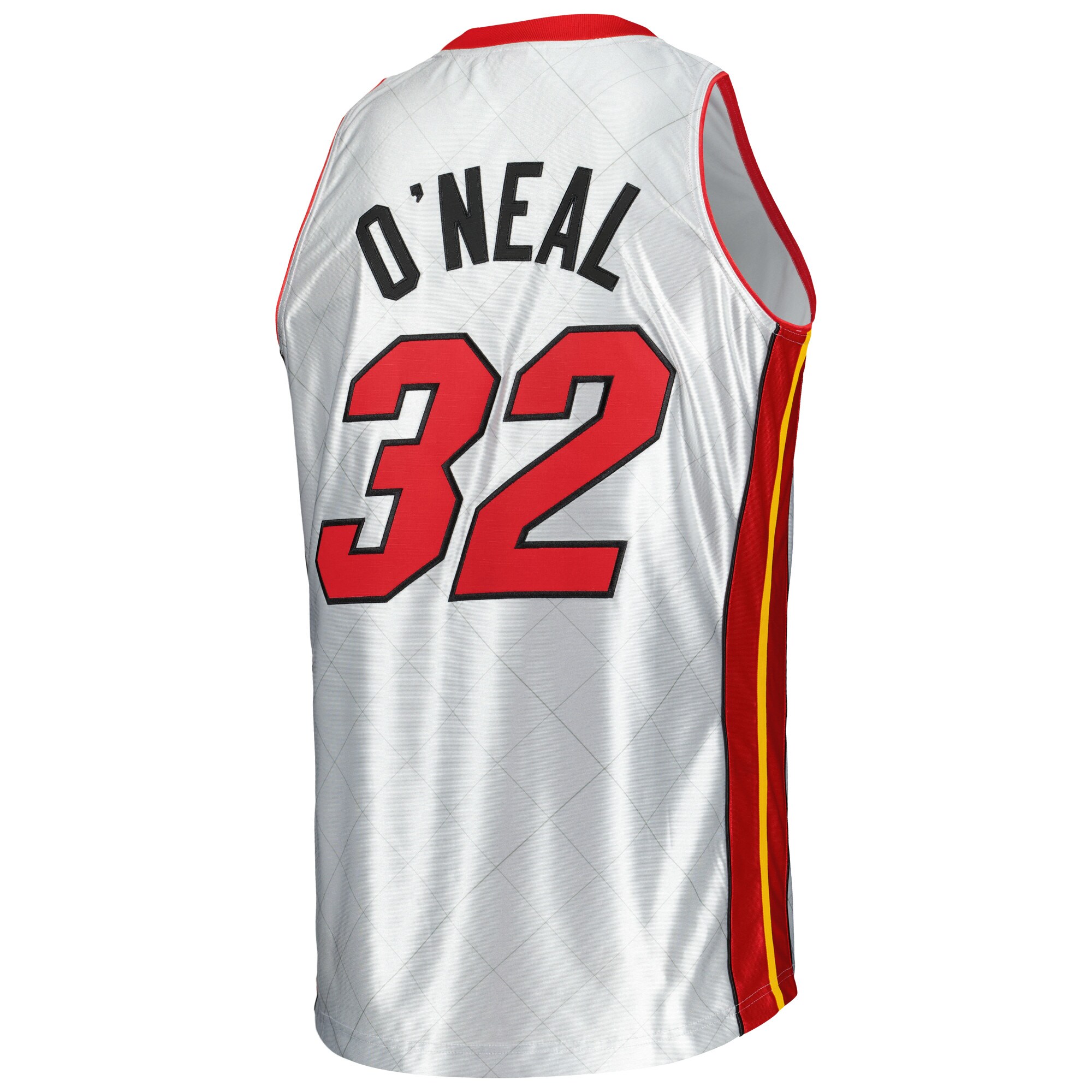 Shaquille O'Neal Miami Heat Mitchell & Ness 2005\/06 Hardwood Classics 75th Anniversary Swingman Jersey - Platinum
