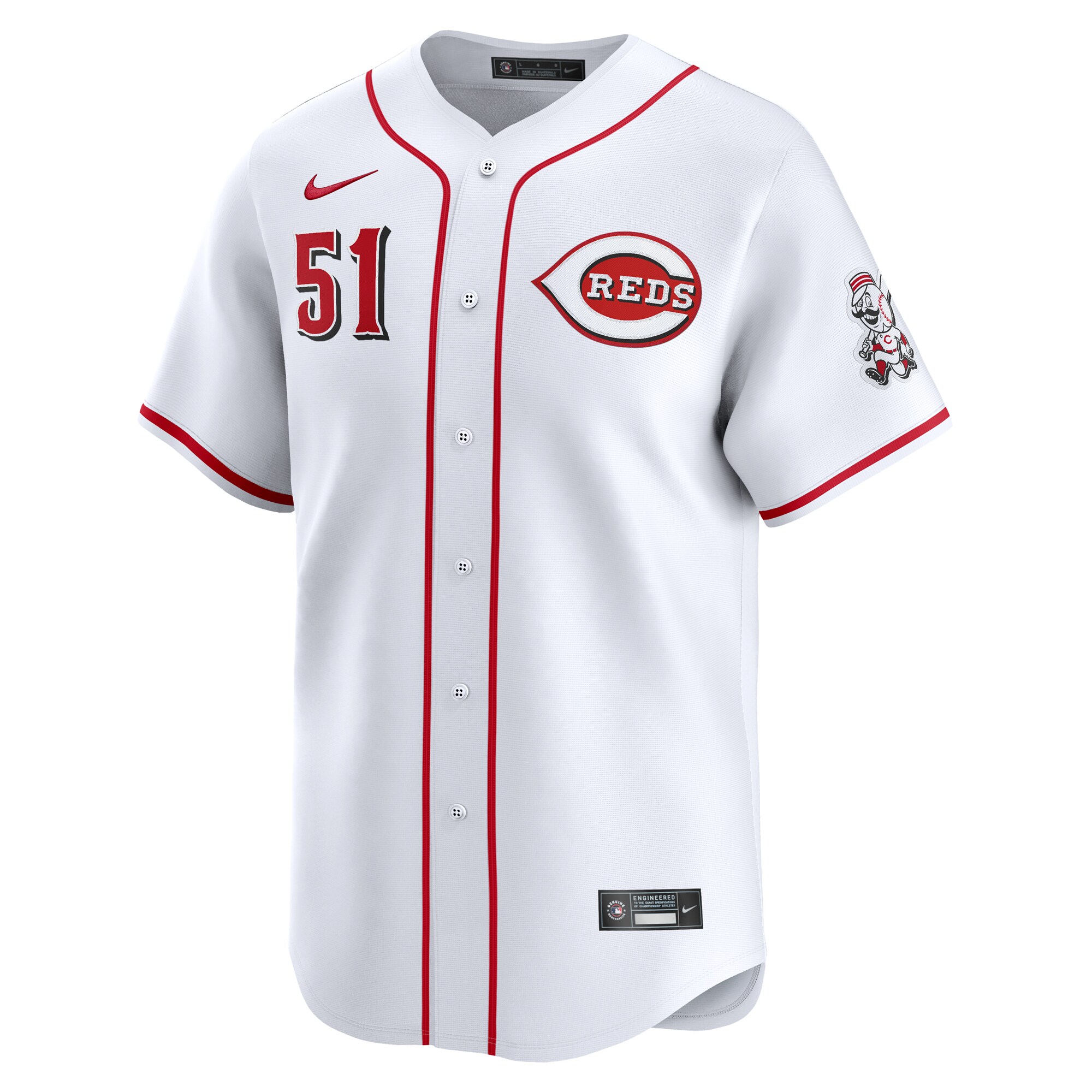 Graham Ashcraft Cincinnati Reds  Home Limited Player Jersey - White