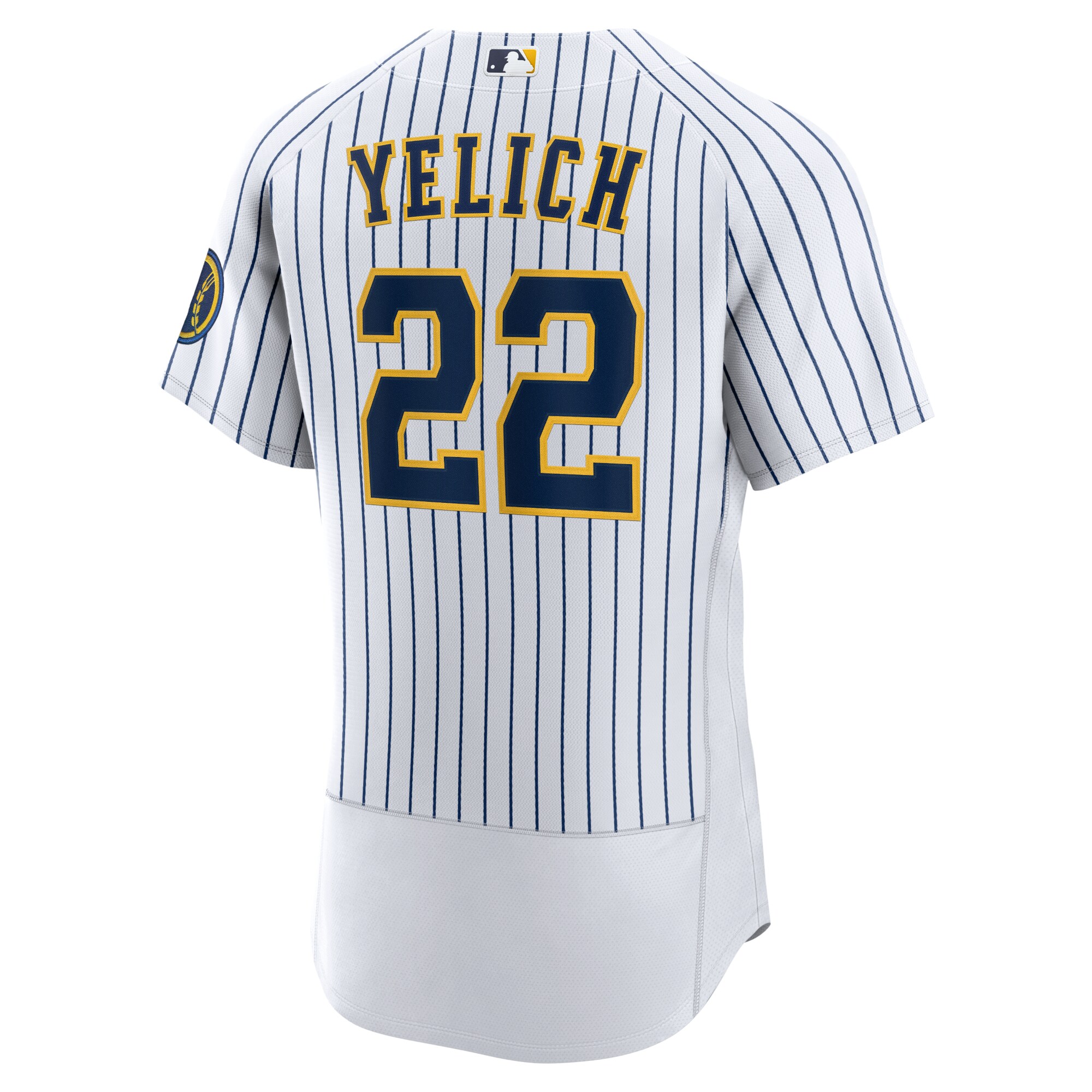 Christian Yelich Milwaukee Brewers  Team Alternate Authentic Player Jersey - White
