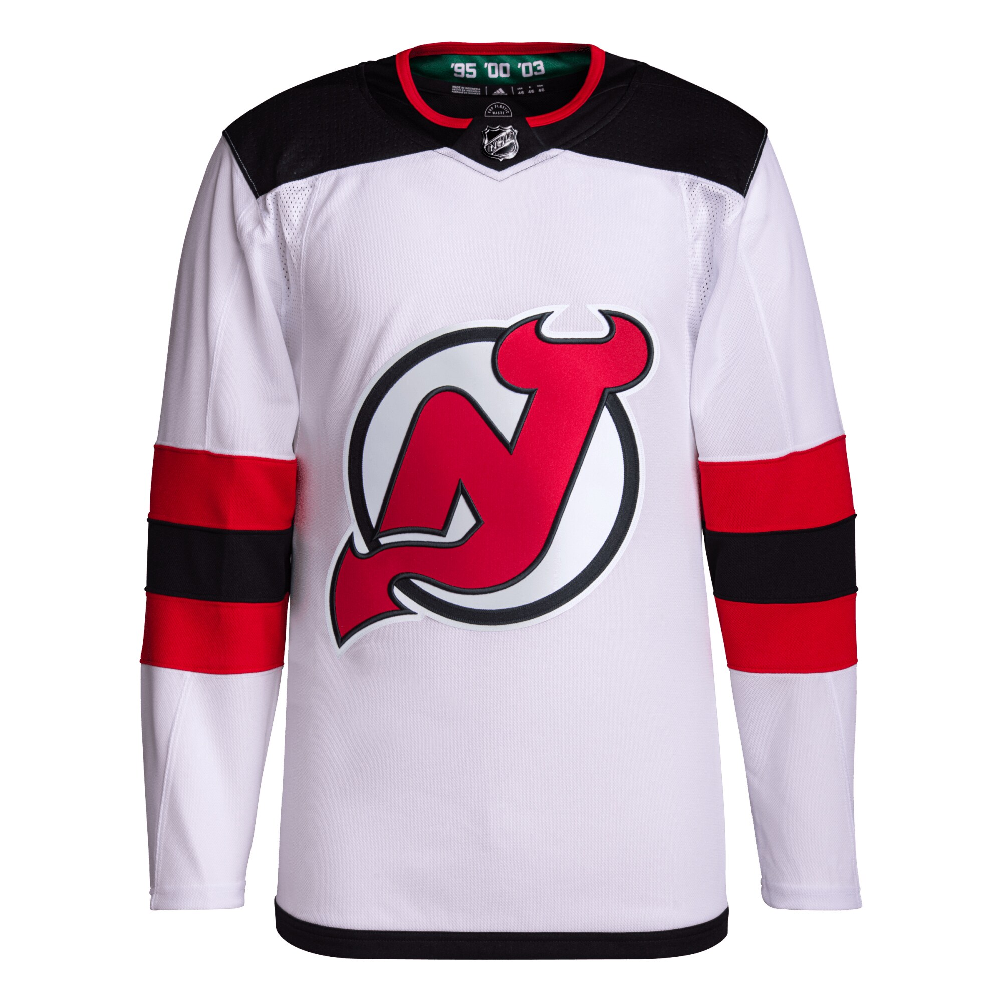 New Jersey Devils adidas Away Primegreen Authentic Jersey\u00c2\u00a0\u00e2\u20ac\u201c White
