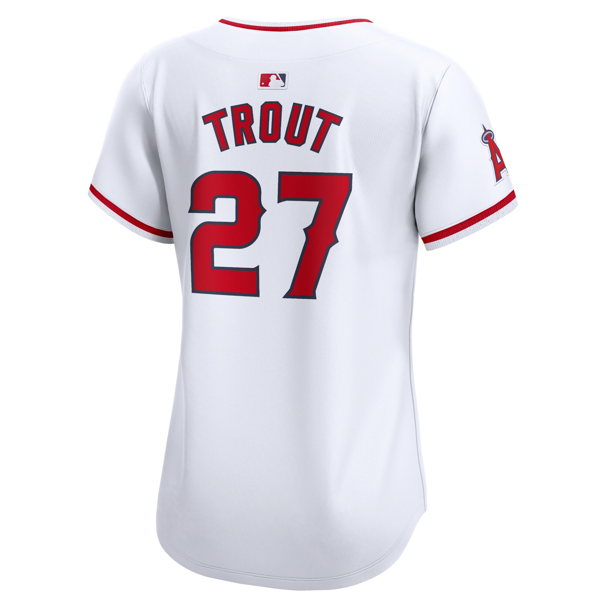 Mike Trout Los Angeles Angels  Women's Home Limited Player Jersey - White