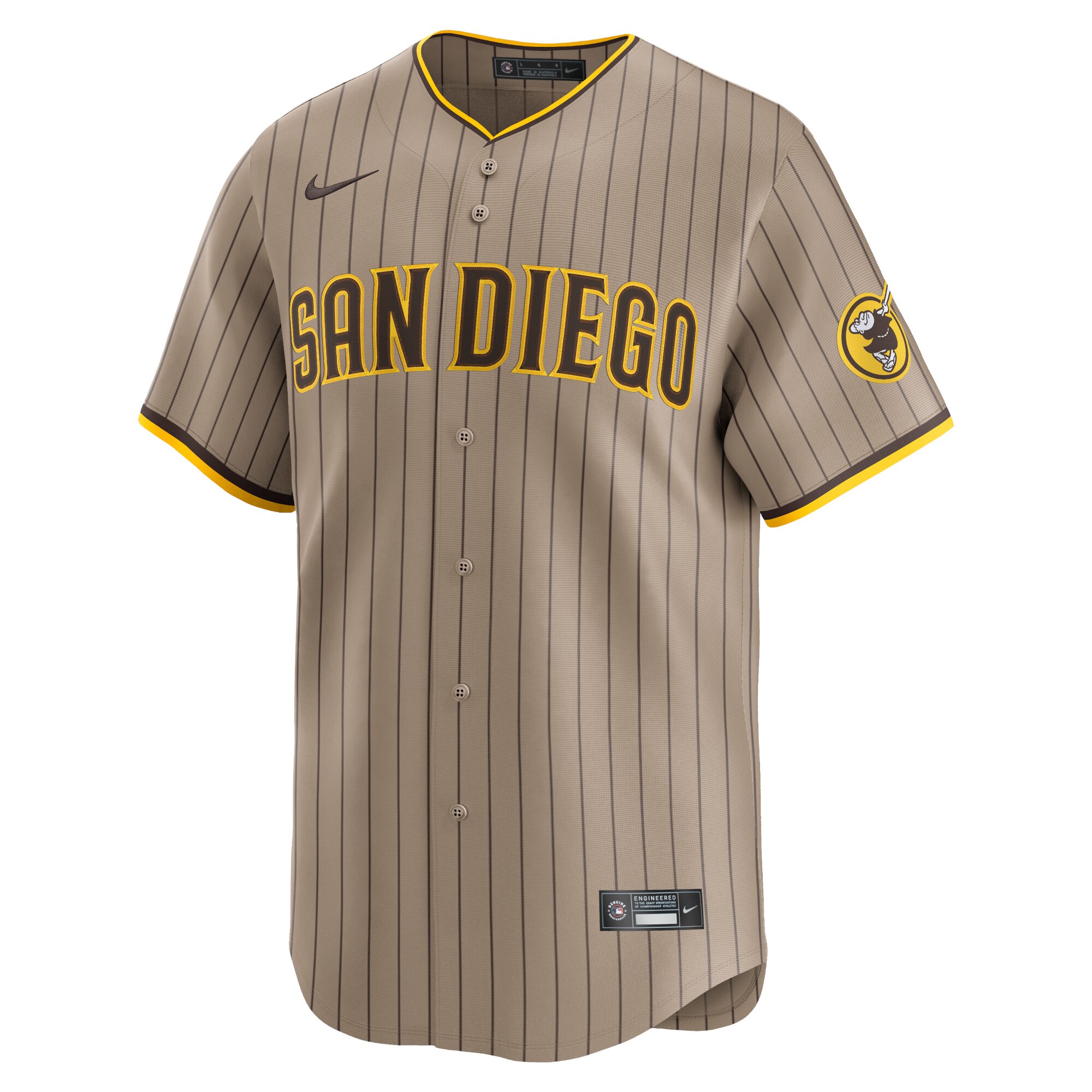 Manny Machado San Diego Padres  Alternate Limited Player Jersey\u00c2\u00a0\u00e2\u20ac\u201c Tan