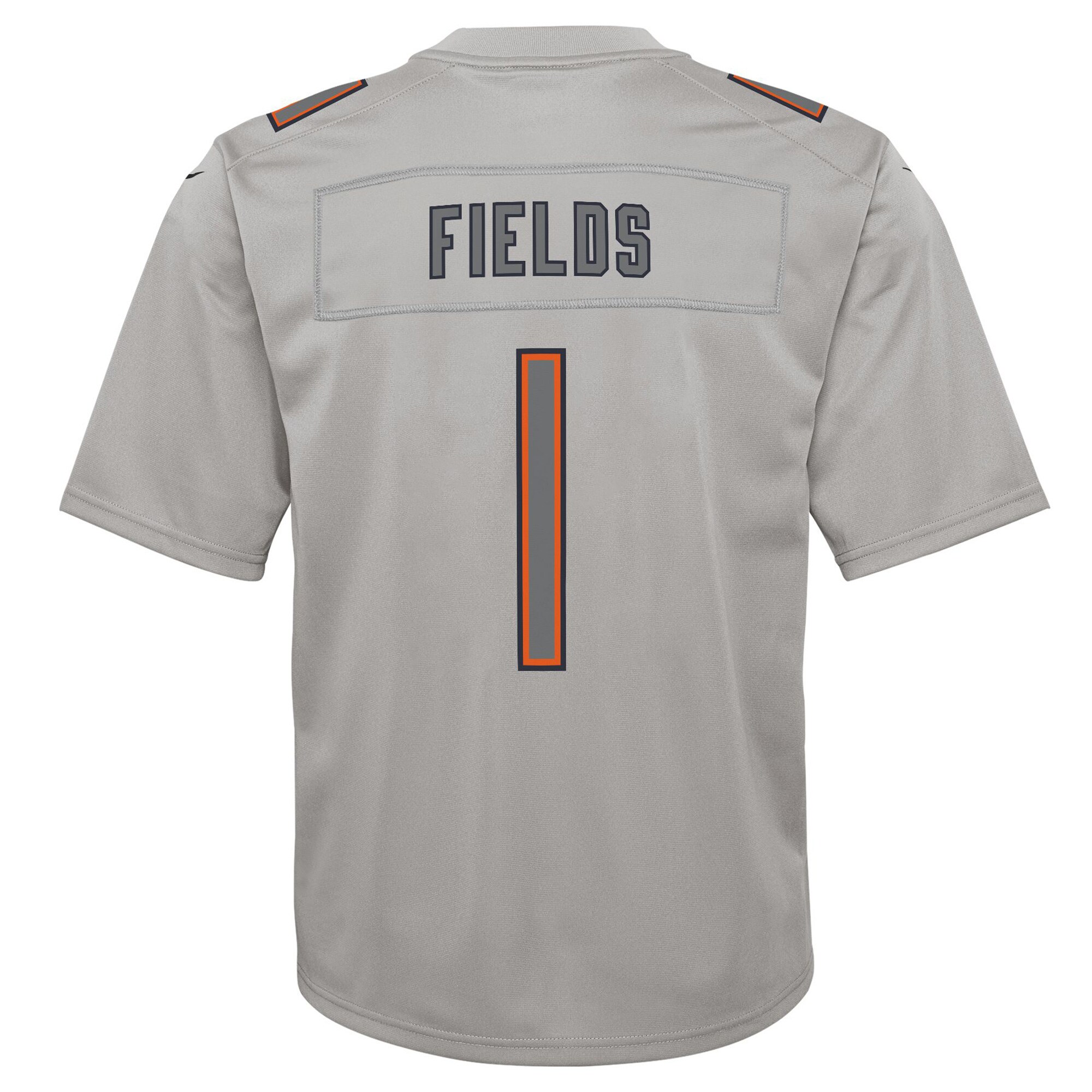 Justin Fields Chicago Bears  Youth Atmosphere Game Jersey - Gray