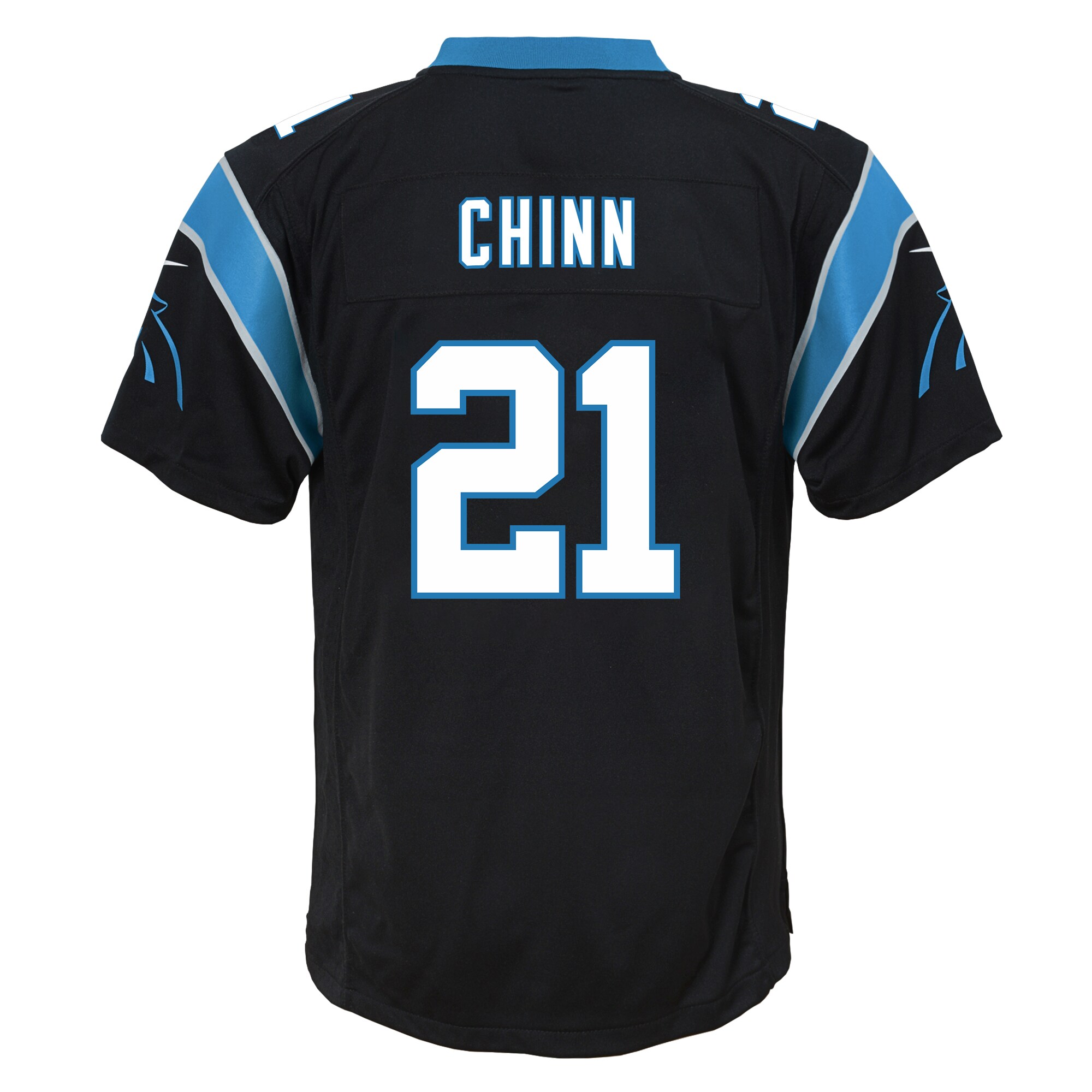 Jeremy Chinn Carolina Panthers  Youth Game Jersey - Black