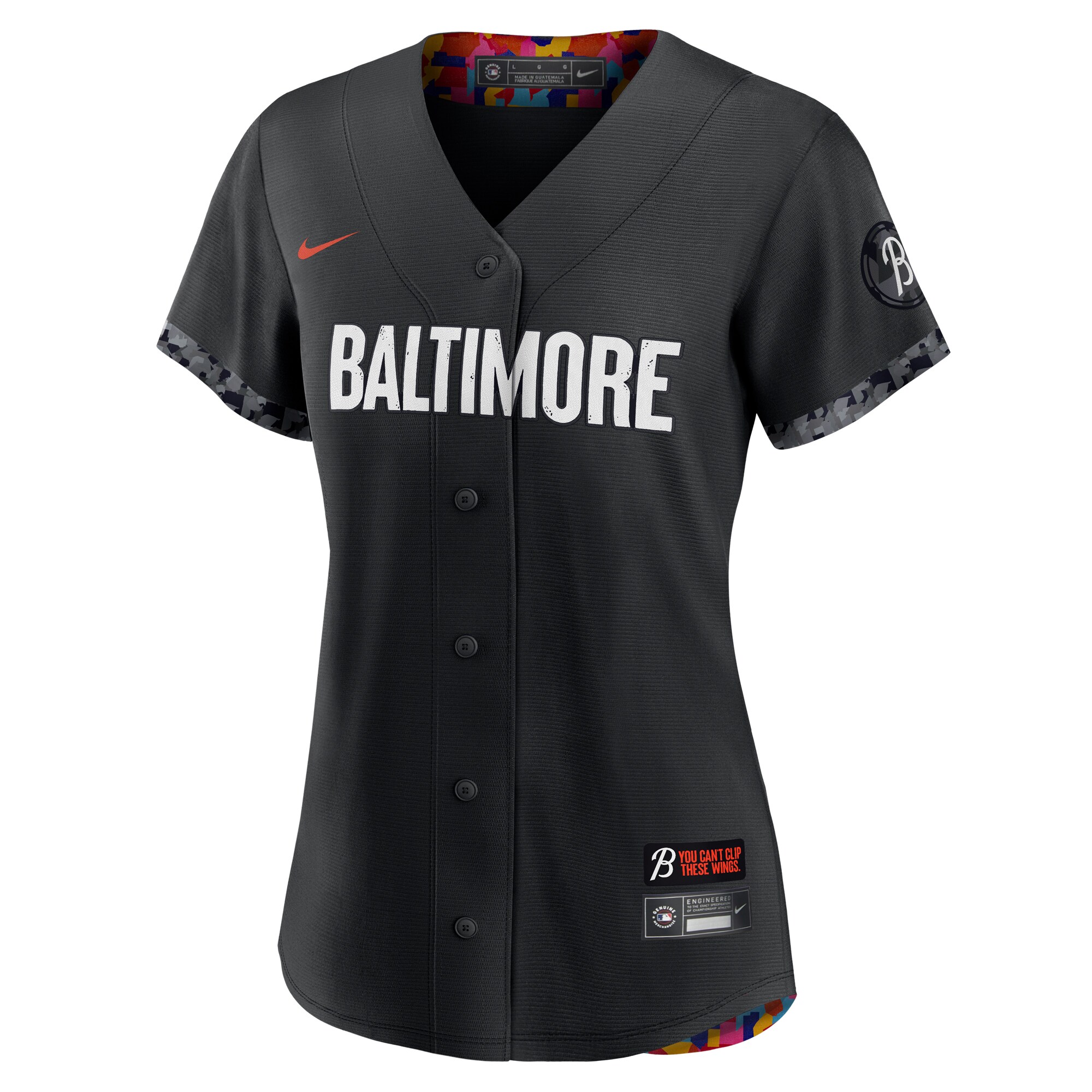 Cal Ripken Jr. Baltimore Orioles  Women's City Connect Replica Player Jersey - Black
