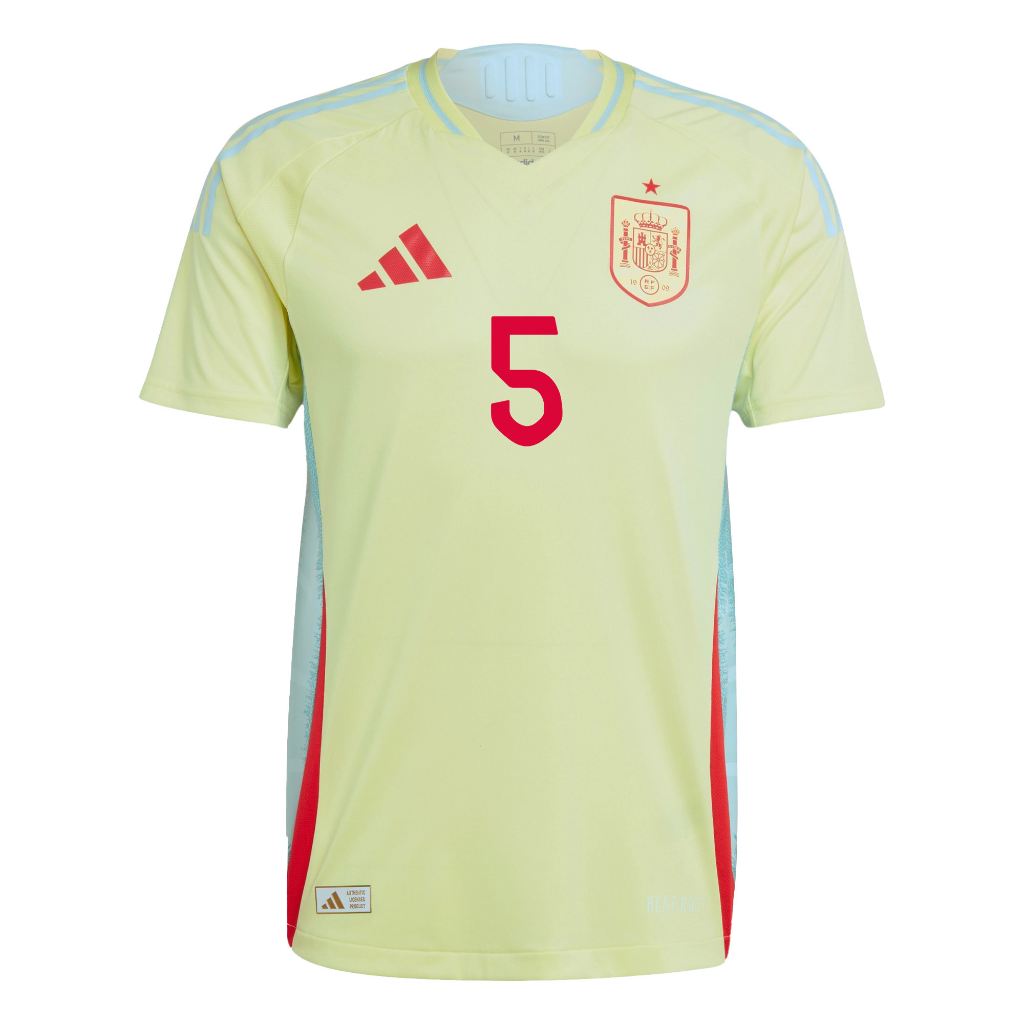 Aymeric Laporte 14 Spain National Team 2024 Away Men Jersey - Yellow