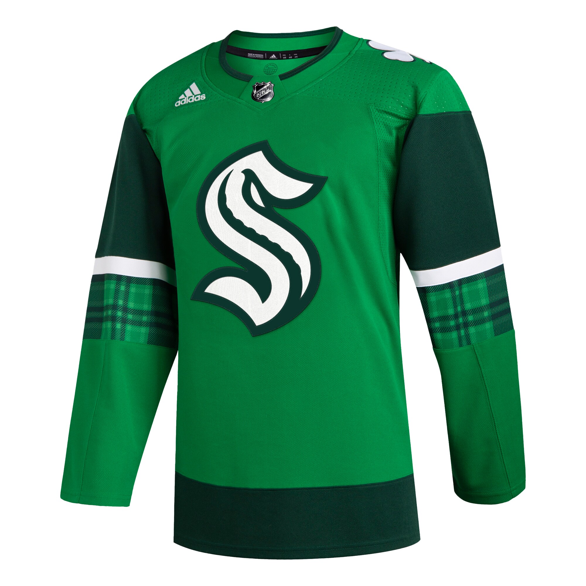adidas 2023 St. Patrick's Day Primegreen Authentic Jersey - Kelly Green