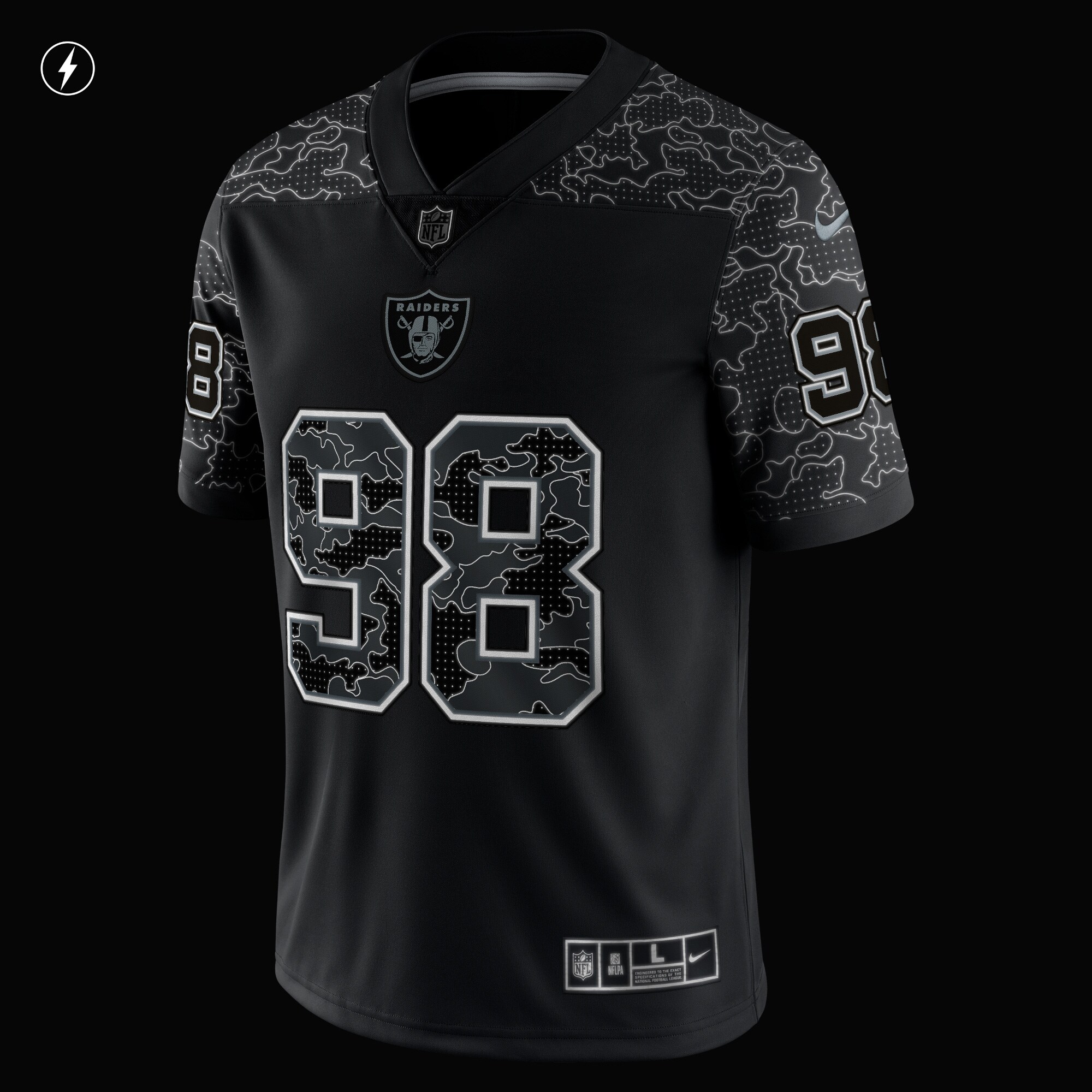 Maxx Crosby Las Vegas Raiders  RFLCTV Limited Jersey - Black