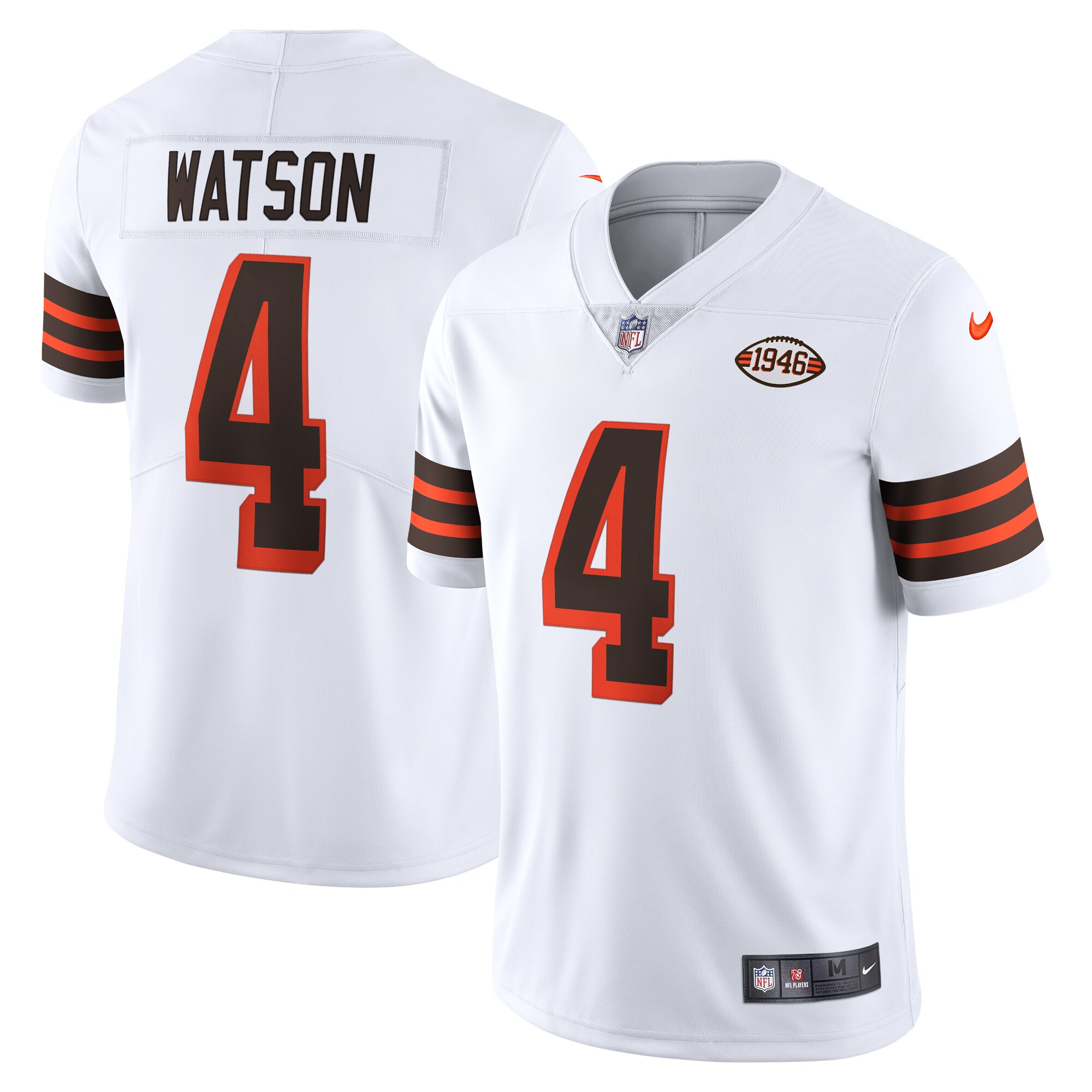 Deshaun Watson Cleveland Browns  2021 Alternate Vapor Limited Jersey - White