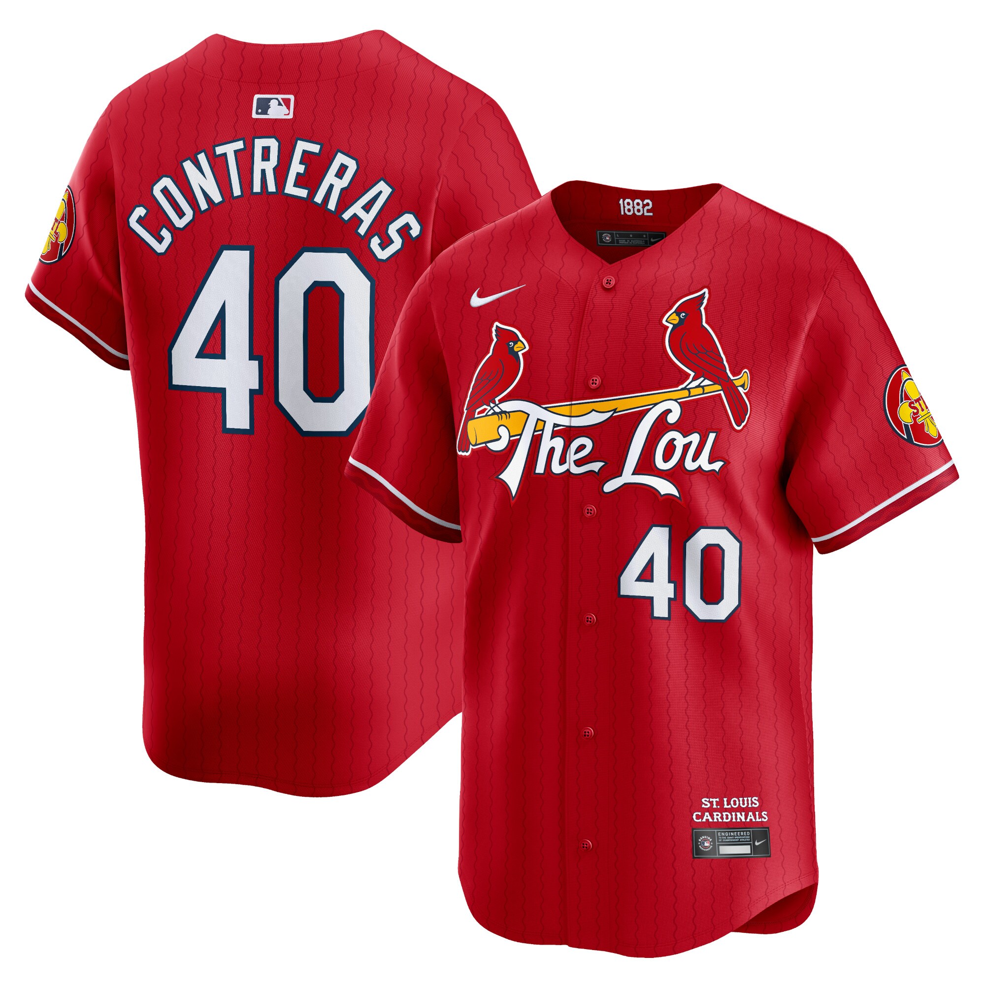 Willson Contreras St. Louis Cardinals  2024 City Connect Limited Player Jersey - Red