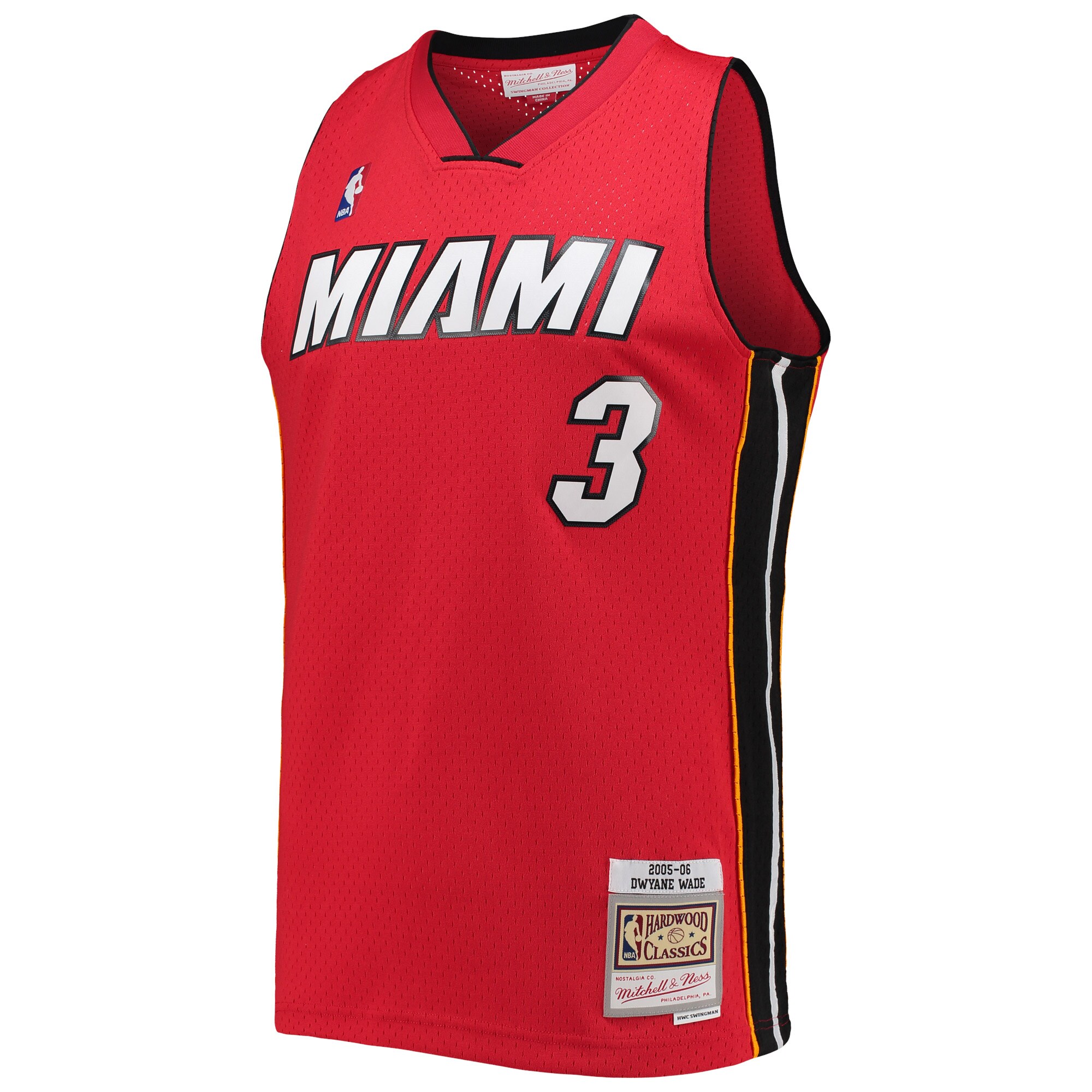 Dwyane Wade Miami Heat Mitchell & Ness Big & Tall Hardwood Classics 2005\/06 Swingman Jersey - Red