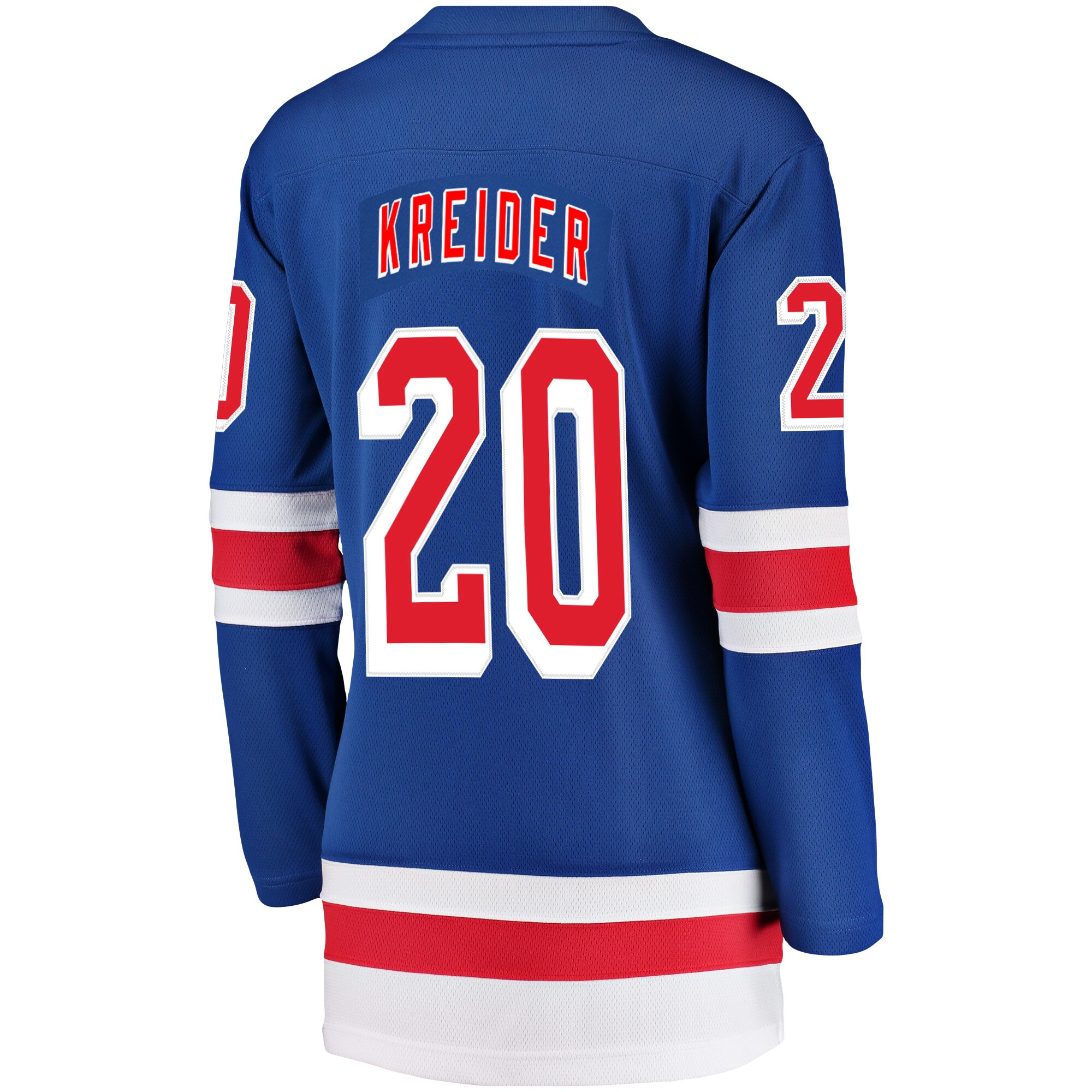 Chris Kreider New York Rangers Fanatics Women's Breakaway Player Jersey - Blue