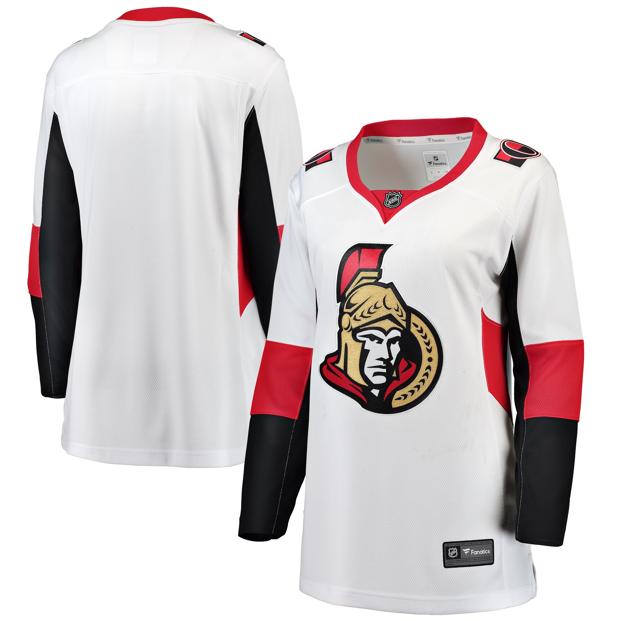 Ottawa Senators Fanatics Women's Away Breakaway Jersey - White