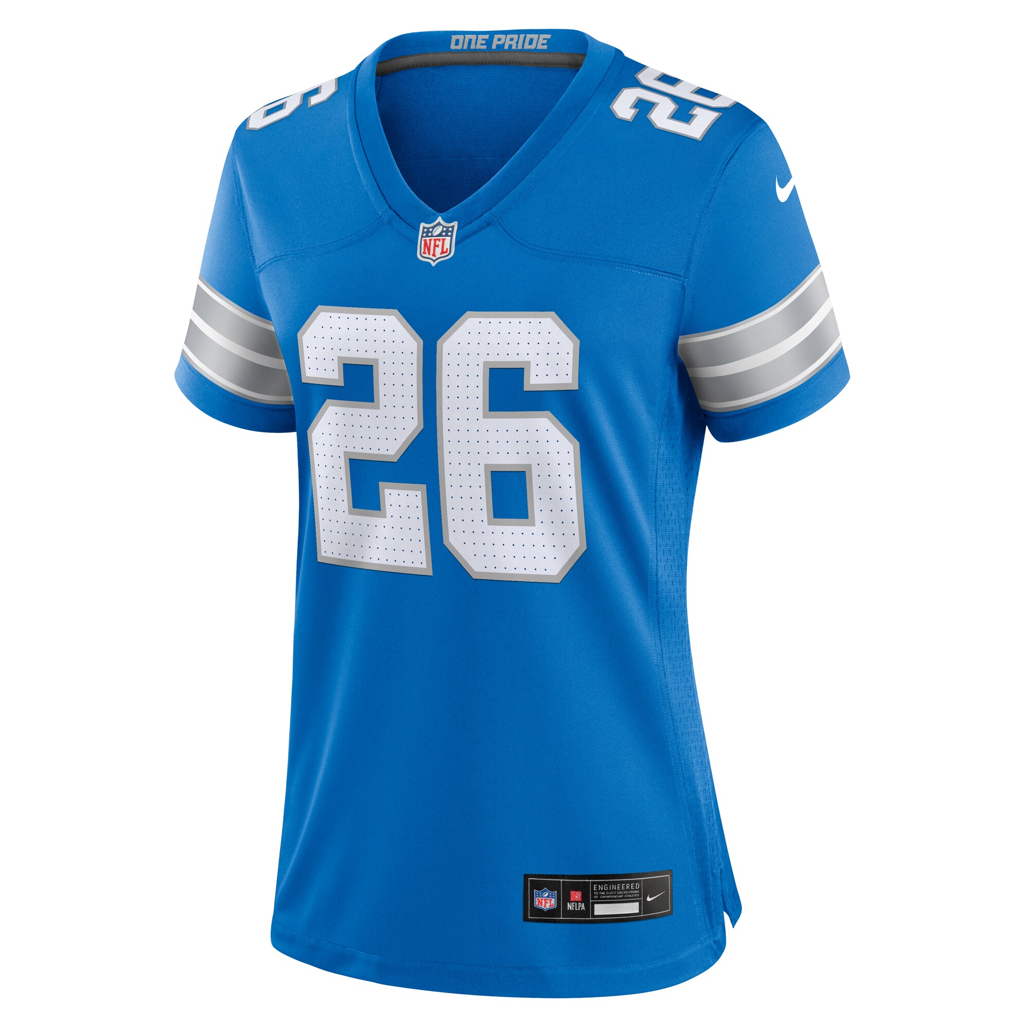 Jahmyr Gibbs Detroit Lions  Women's Game Jersey - Blue