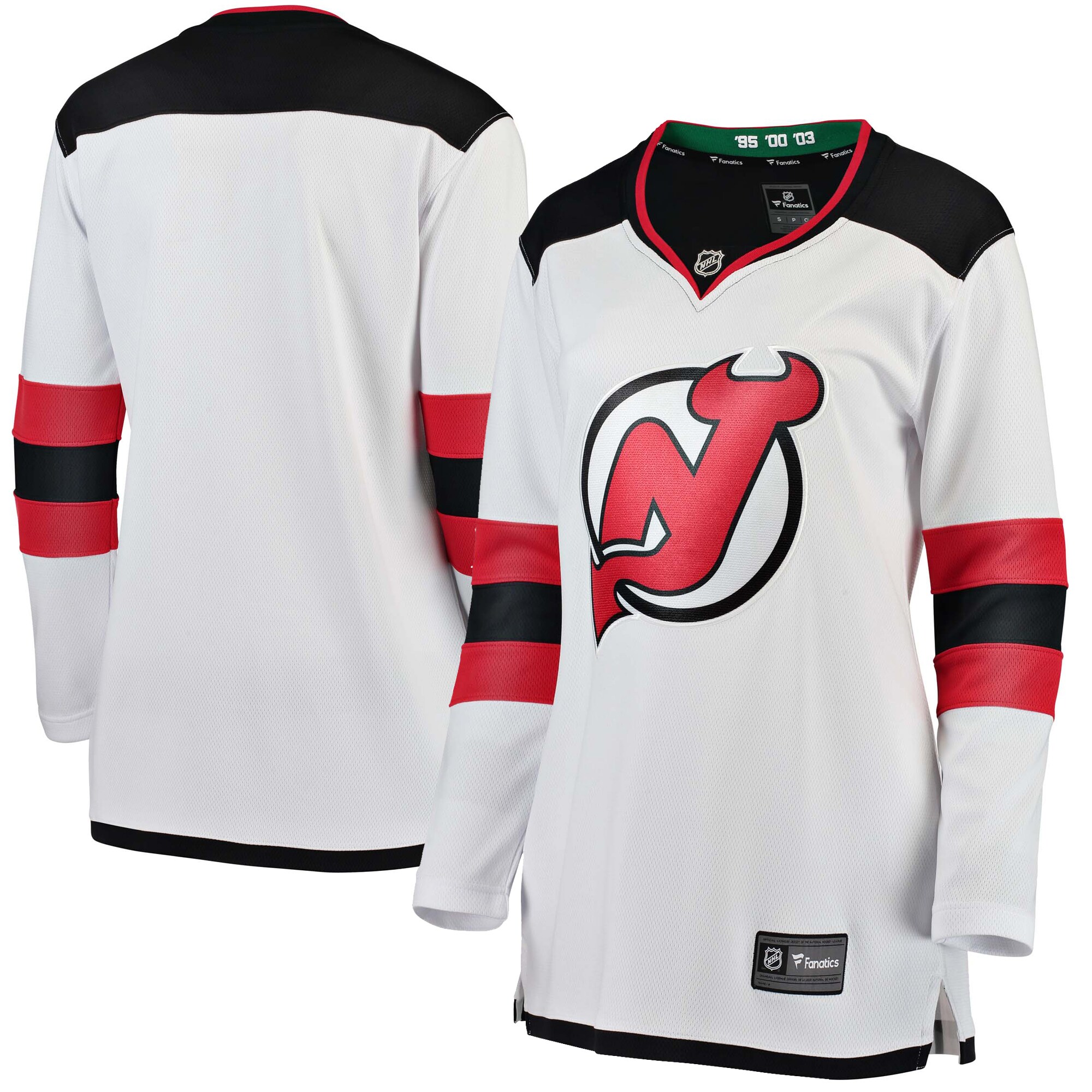 New Jersey Devils Fanatics Women's Away Breakaway Jersey - White
