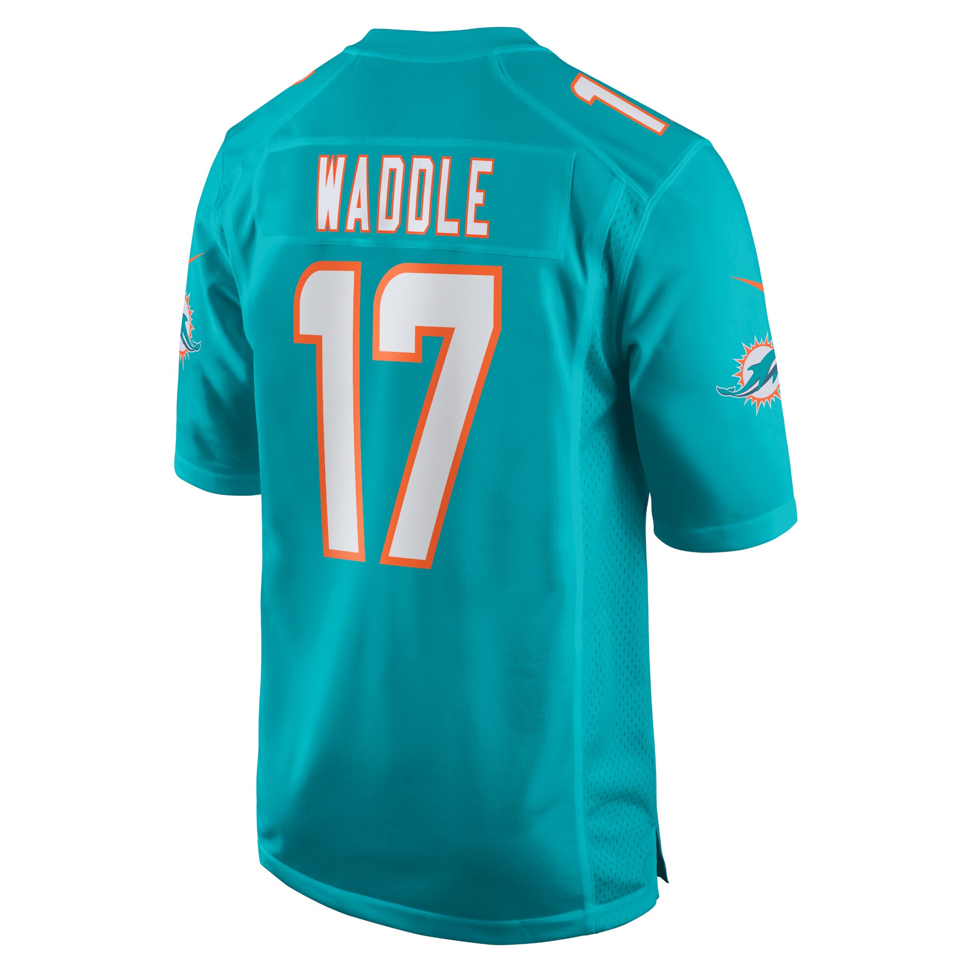 Jaylen Waddle Miami Dolphins  Youth Game Jersey - Aqua