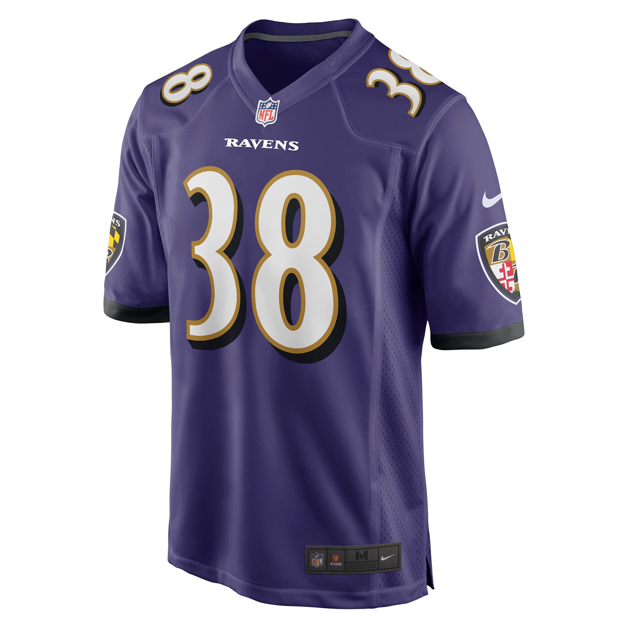 Ben Mason Baltimore Ravens  Game Jersey - Purple