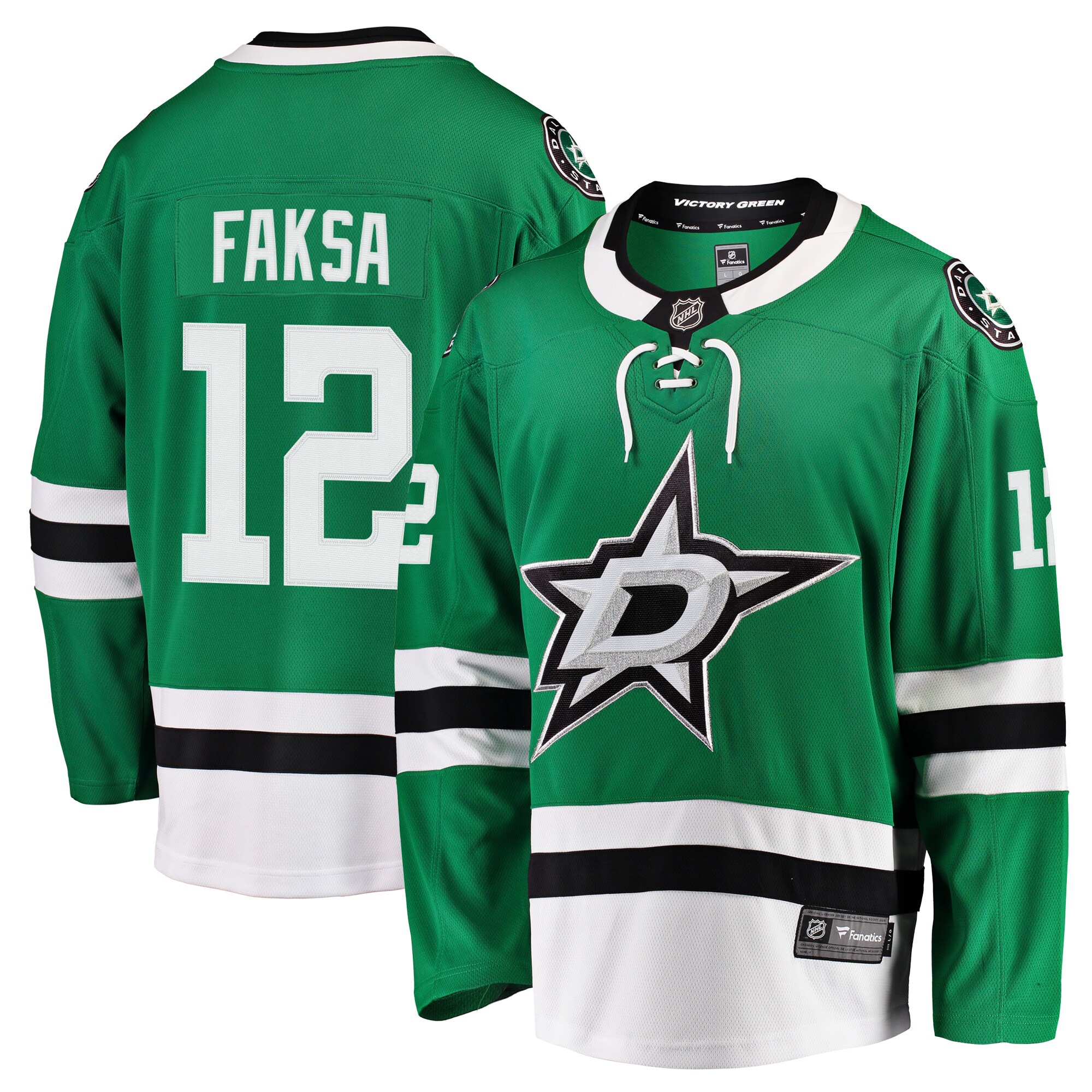 Radek Faksa Dallas Stars Fanatics Breakaway Jersey - Kelly Green