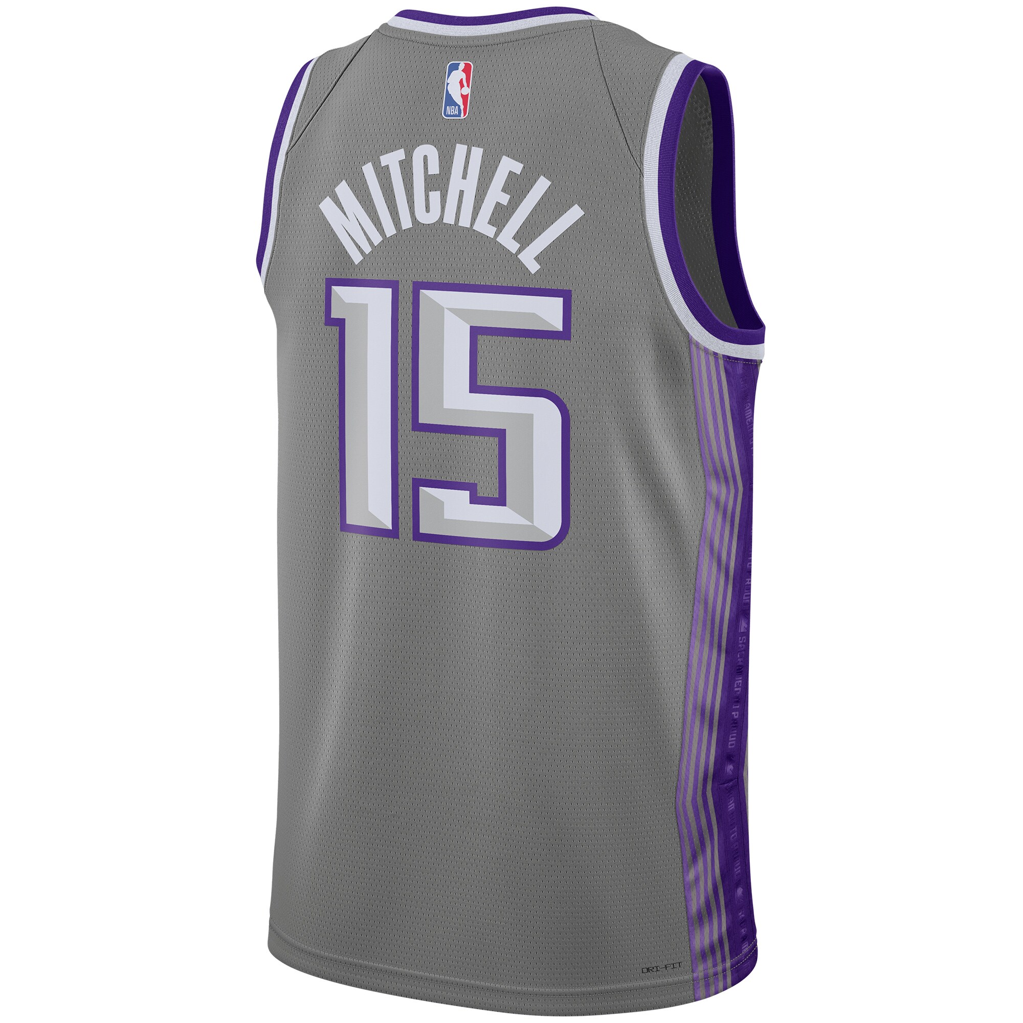 Davion Mitchell Sacramento Kings  Unisex 2022\/23 Swingman Jersey - City Edition - Anthracite