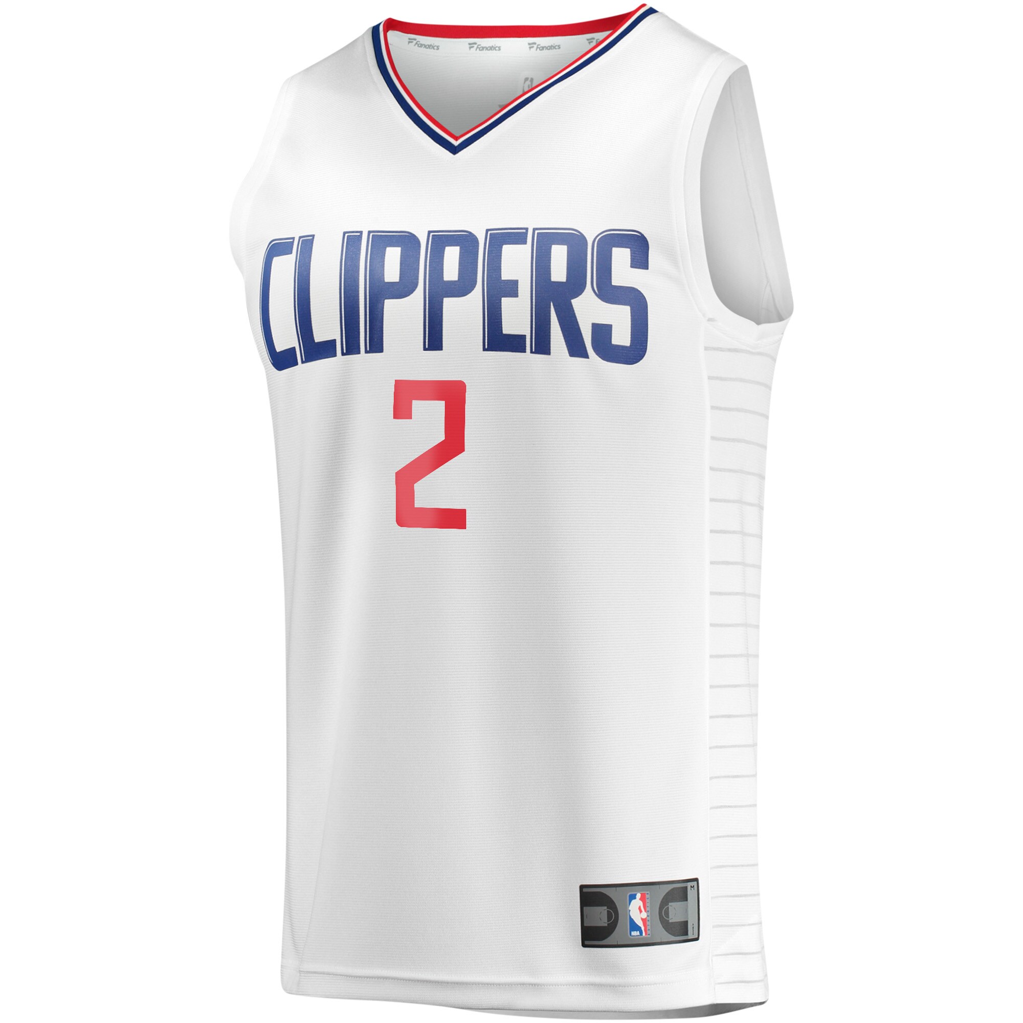 Kawhi Leonard LA Clippers Fanatics Youth Fast Break Player Jersey - Association Edition - White