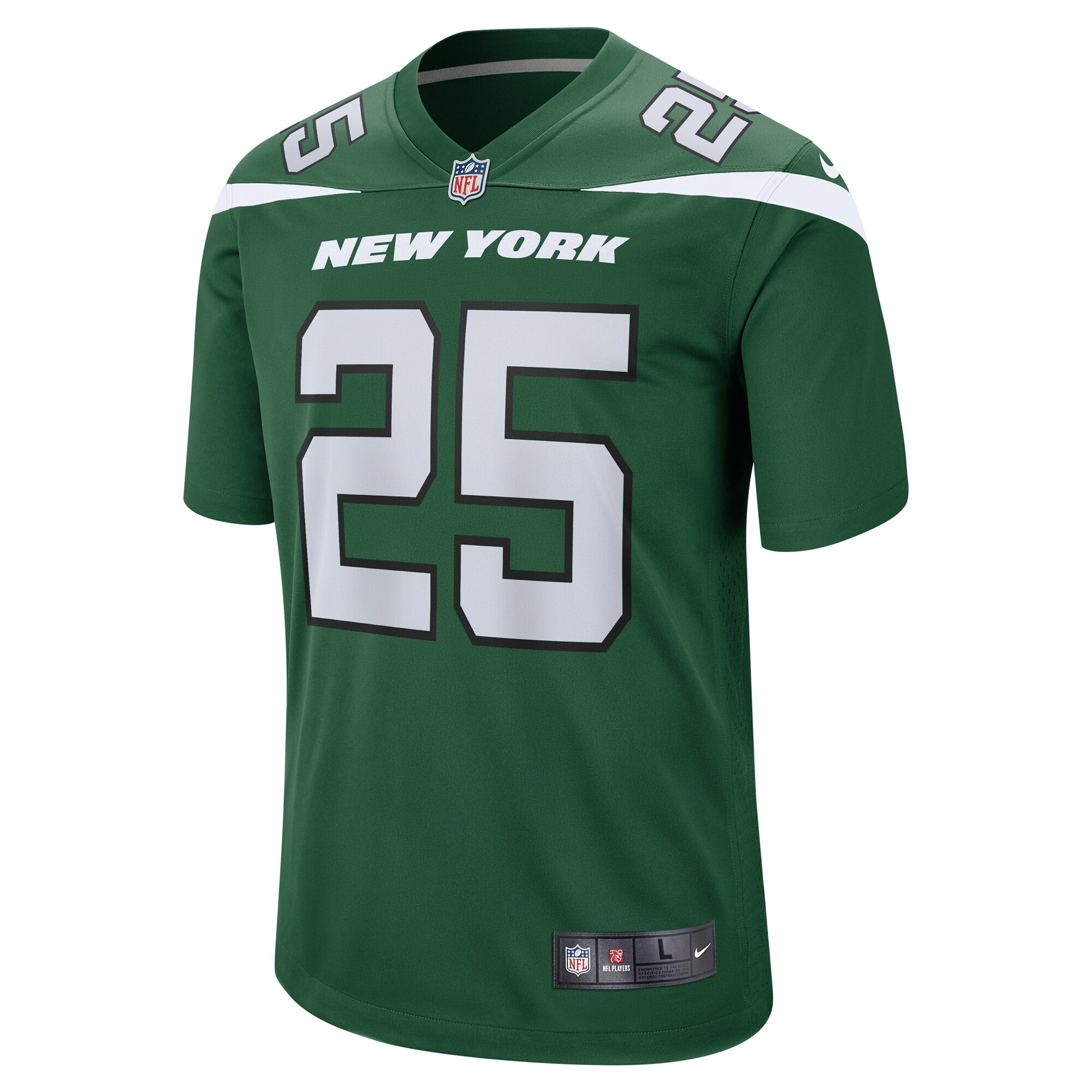 Israel Abanikanda New York Jets   Game Jersey - Gotham Green