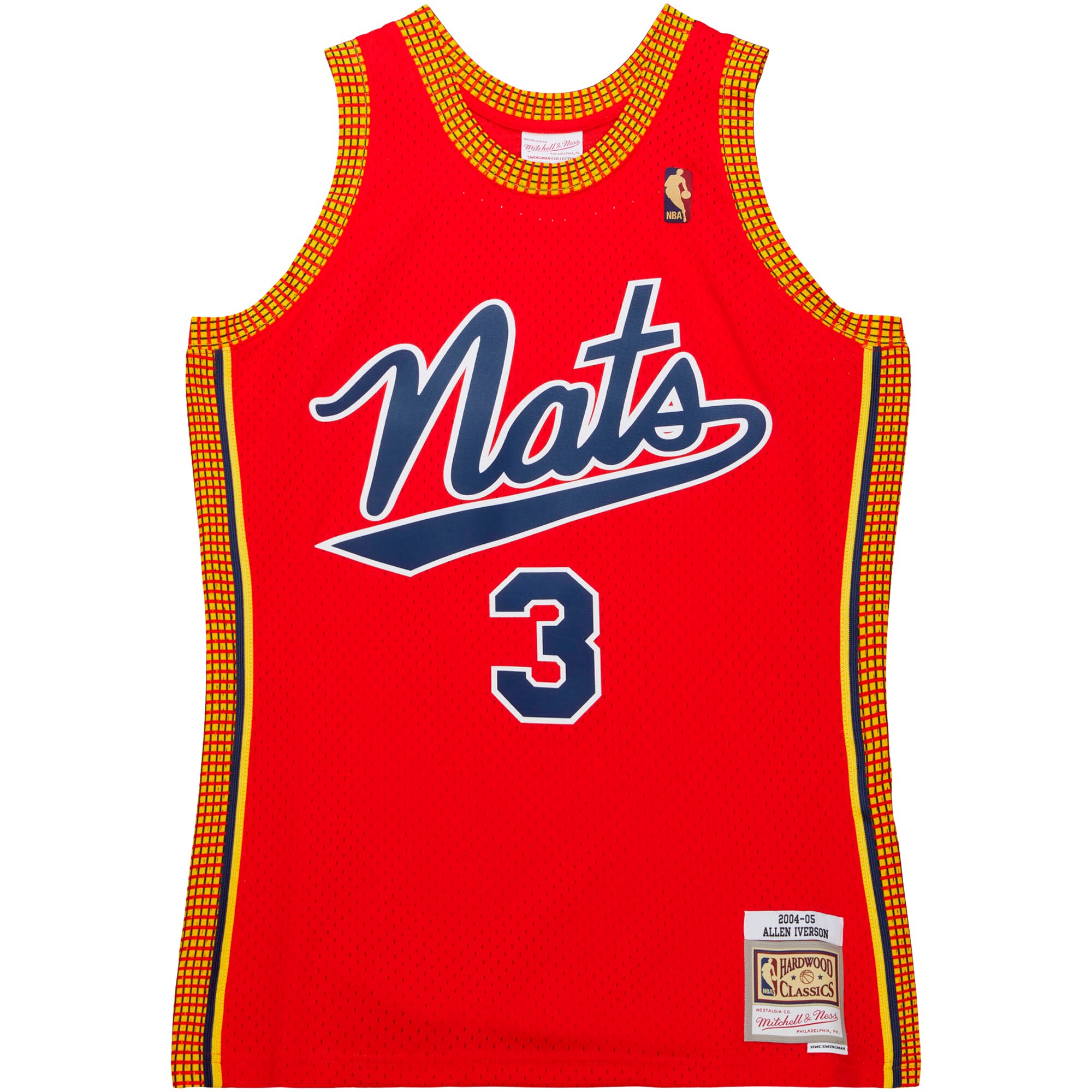 Allen Iverson Philadelphia 76ers Mitchell & Ness  2004\/05 Hardwood Classics Swingman Jersey - Red