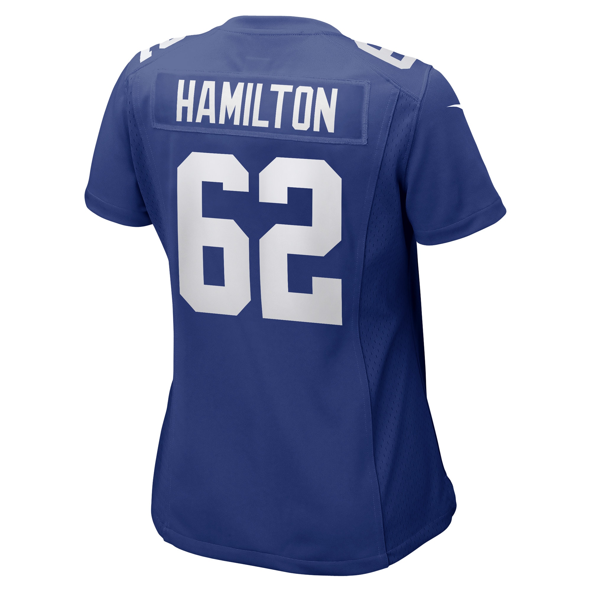 Devery Hamilton New York Giants  Women's Game Player Jersey - Royal