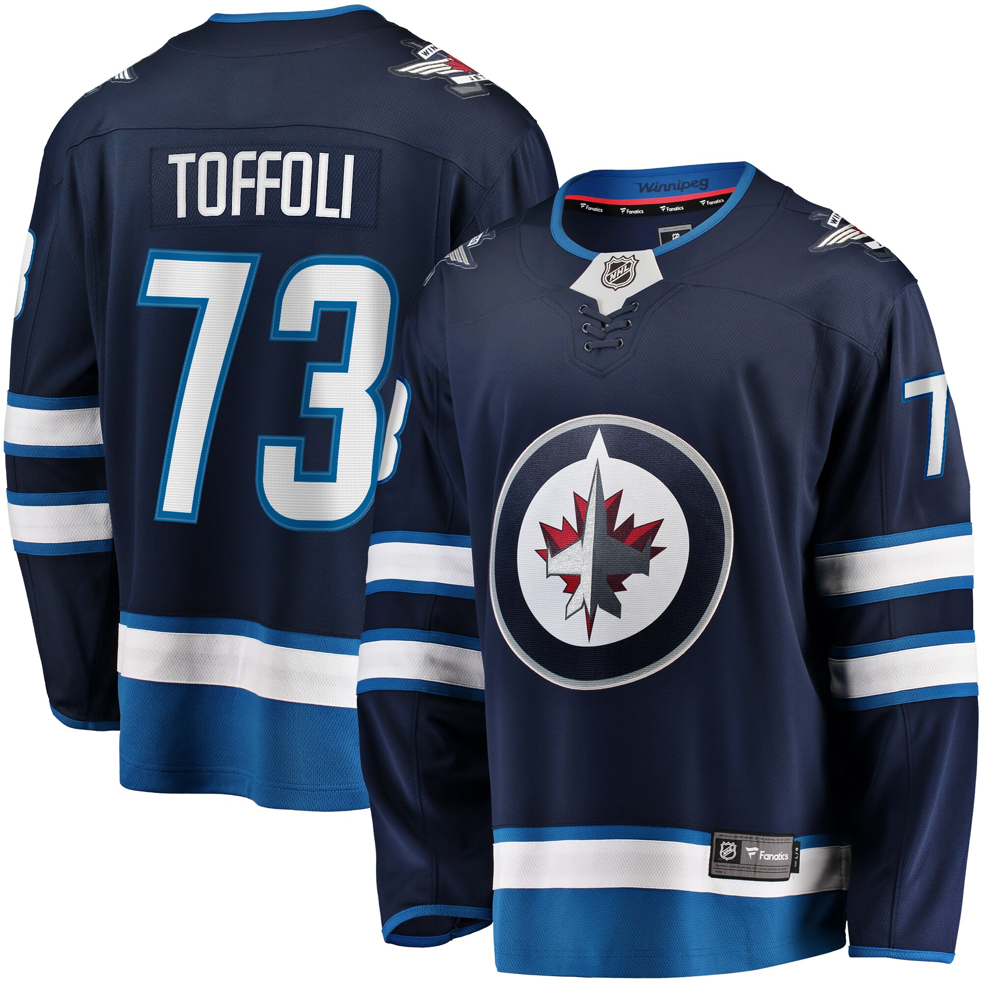 Tyler Toffoli Winnipeg Jets Fanatics Home Premier\u00c2\u00a0Breakaway Player Jersey - Blue