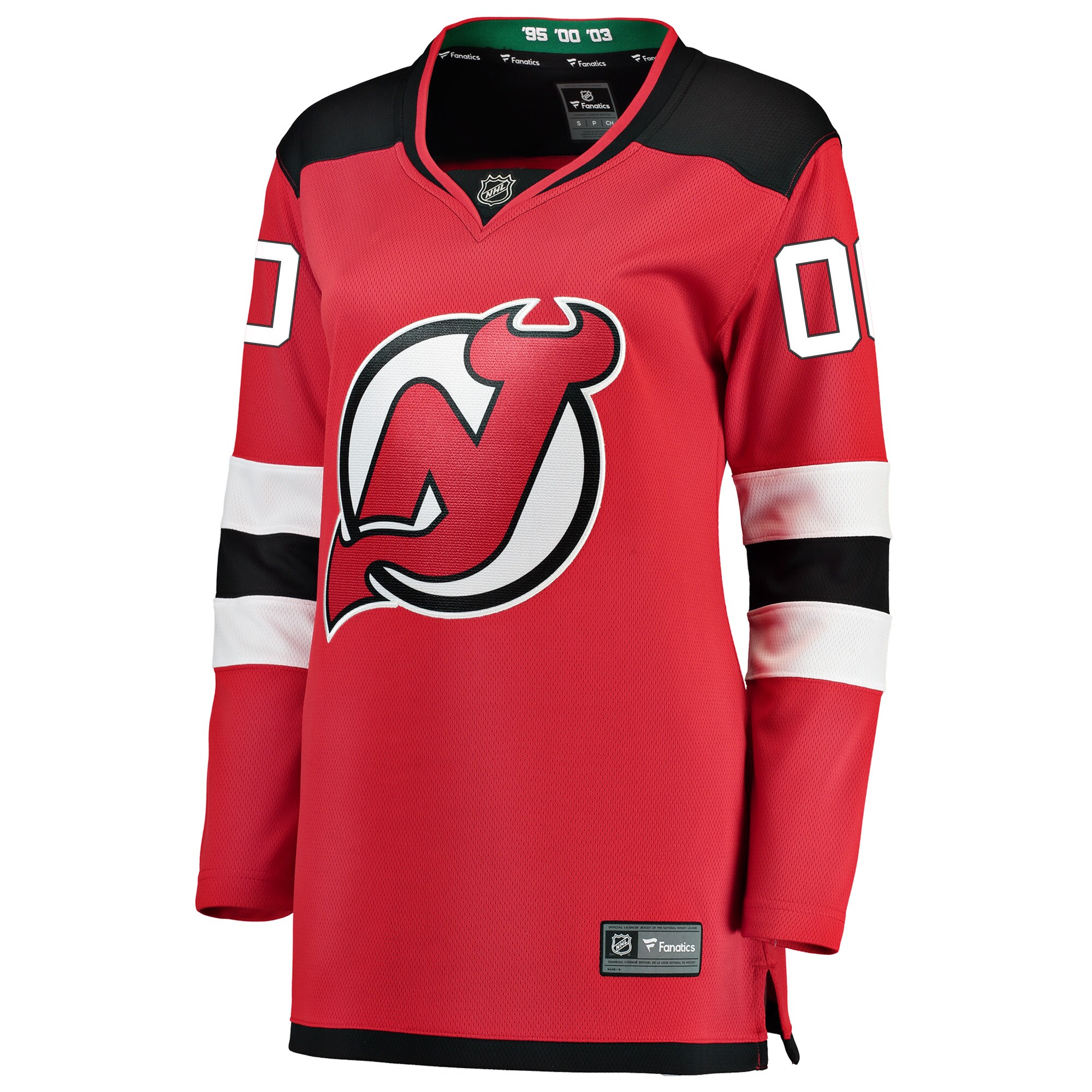 New Jersey Devils Fanatics Women's Home Breakaway Custom Jersey - Red