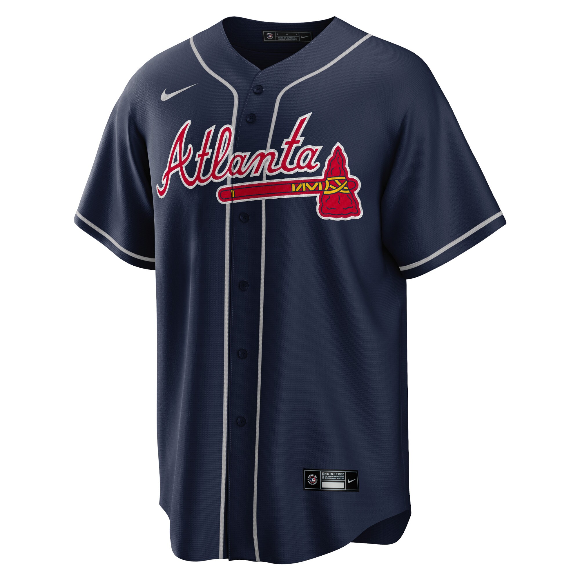 Matt Olson Atlanta Braves  Alternate Replica Player Jersey - Navy