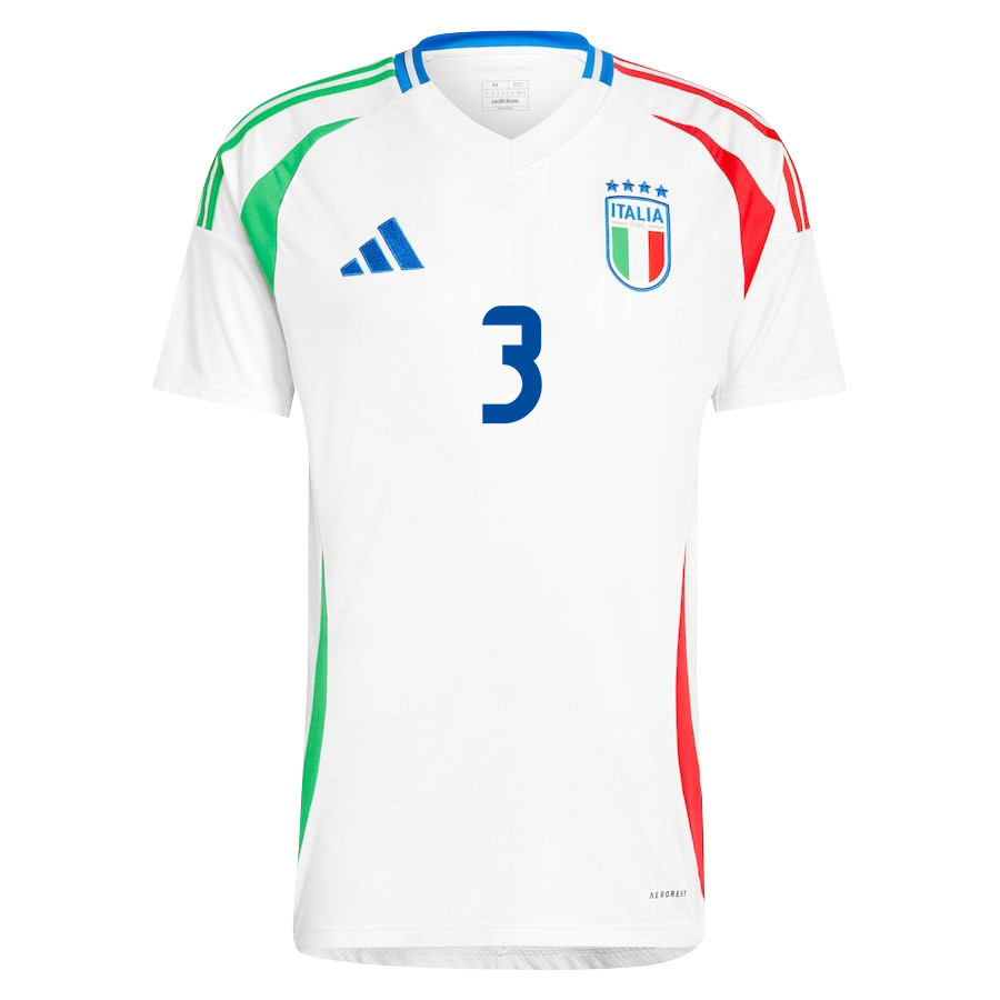Federico Dimarco 3 Italy National Team 2024/25 Away Men Jersey - White