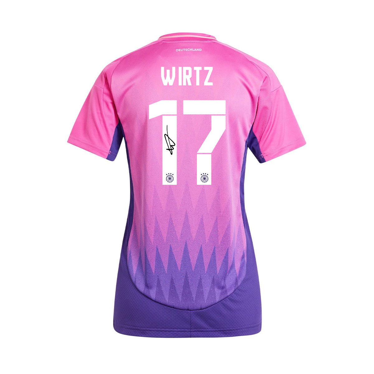 Florian Wirtz 17 Signed Germany National Team 2024/25 Away Jersey Autographed - Women