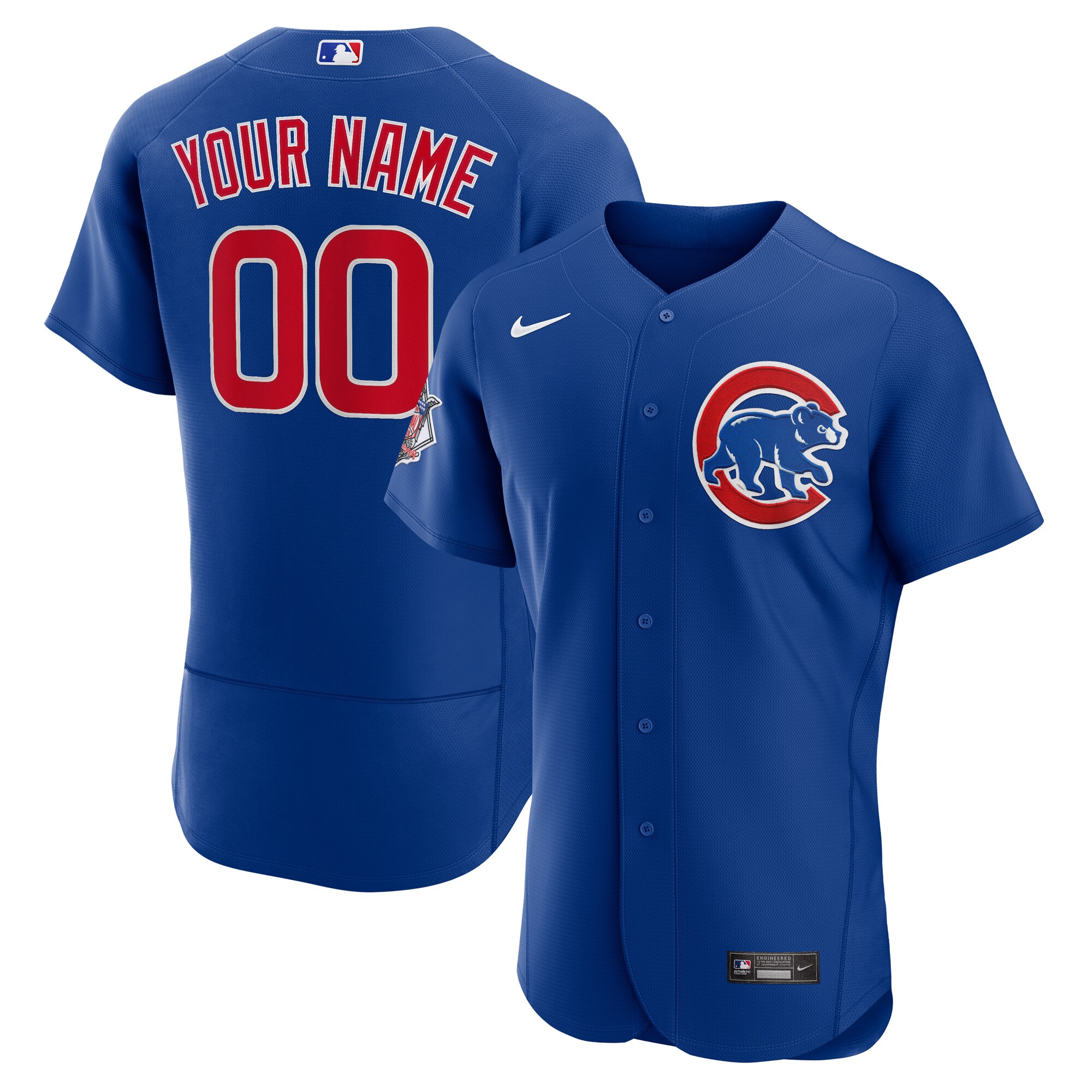 Chicago Cubs  Alternate Authentic Custom Jersey - Royal
