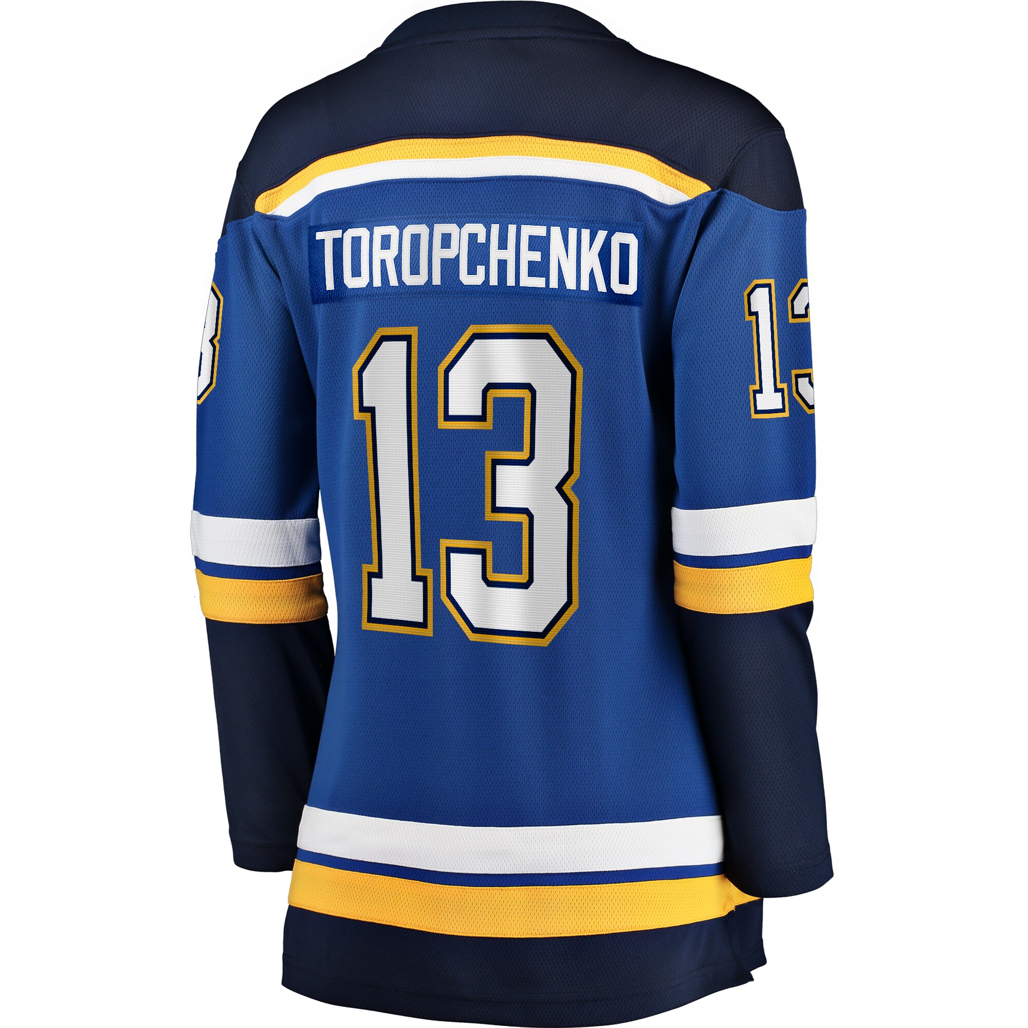 Alexey Toropchenko St. Louis Blues Fanatics Women's Home Breakaway Player Jersey - Blue