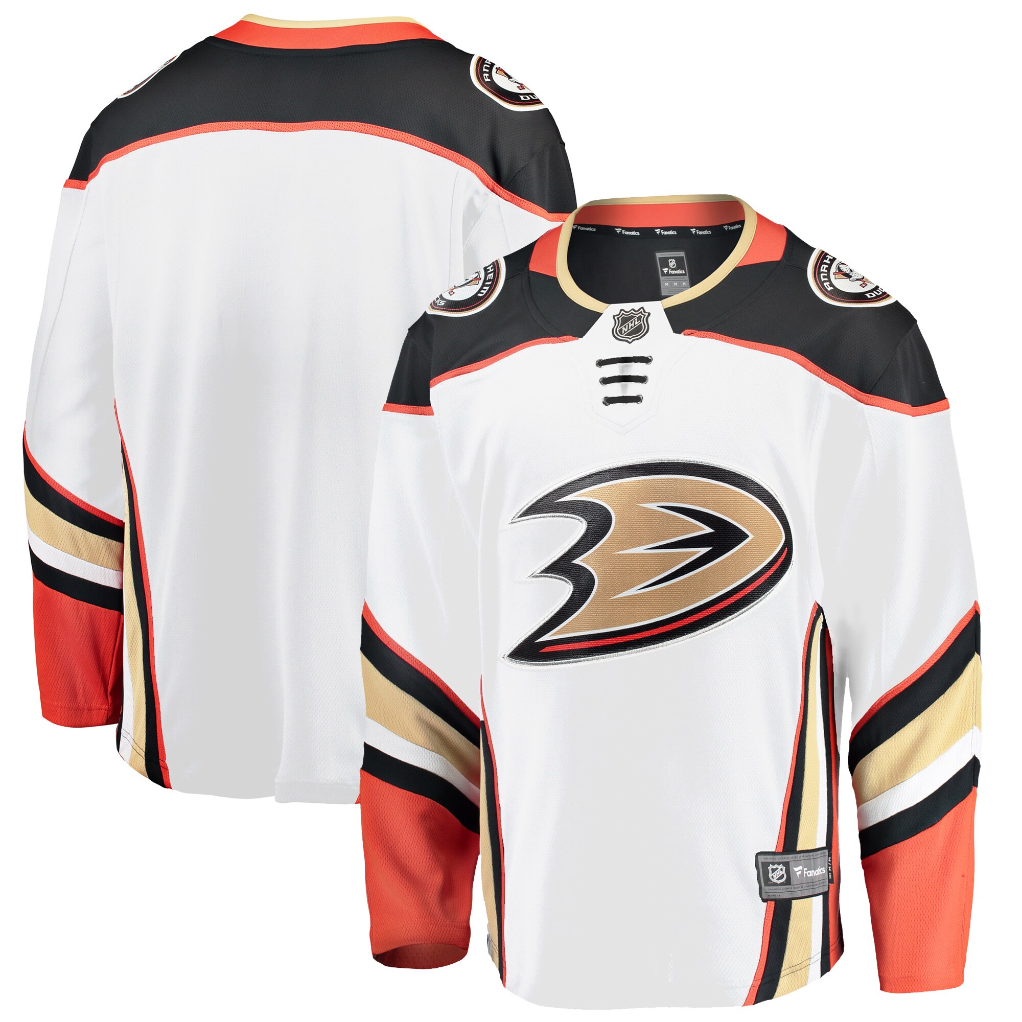 Anaheim Ducks Fanatics Breakaway Away Jersey - White