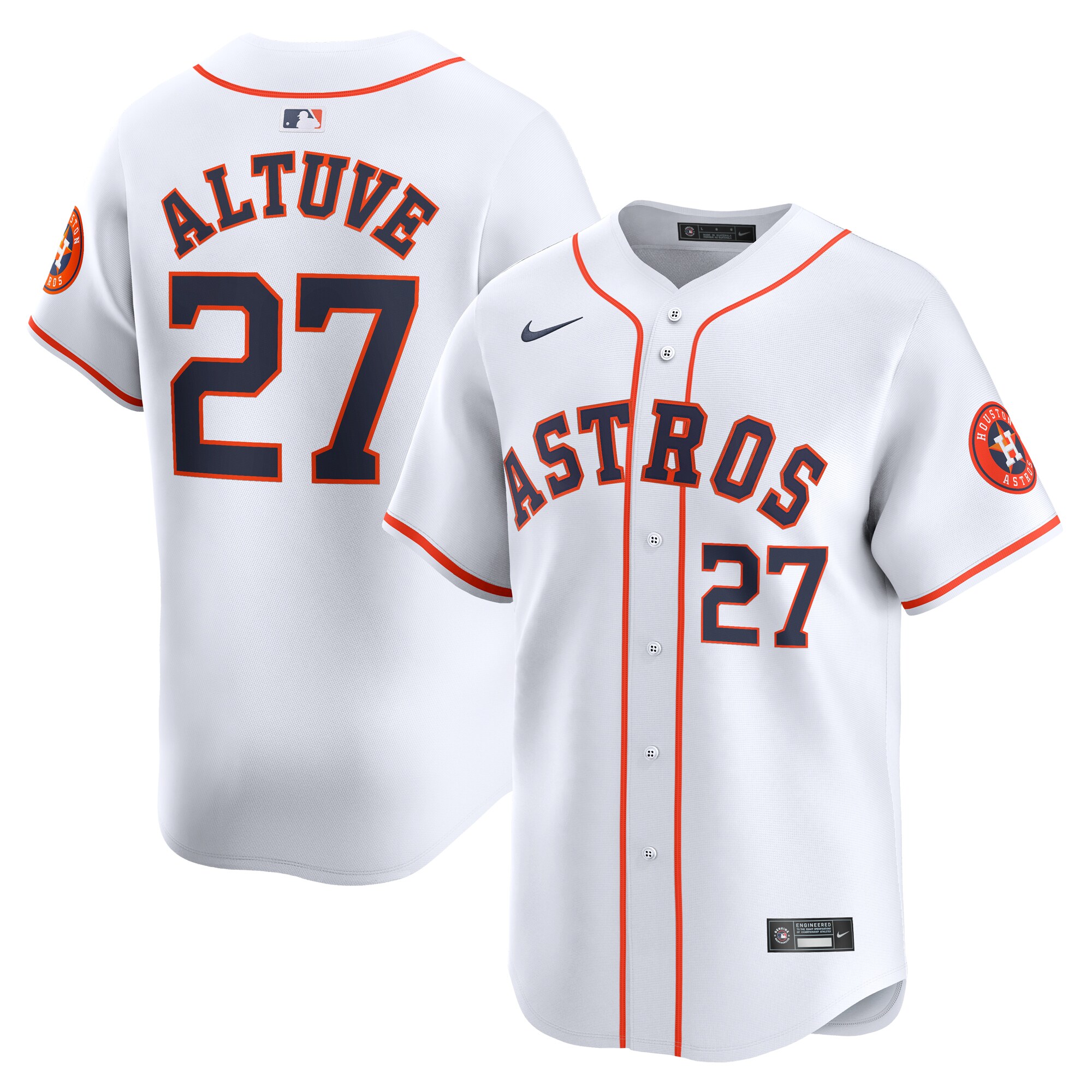 Jose Altuve Houston Astros  Youth Home Limited Player Jersey - White