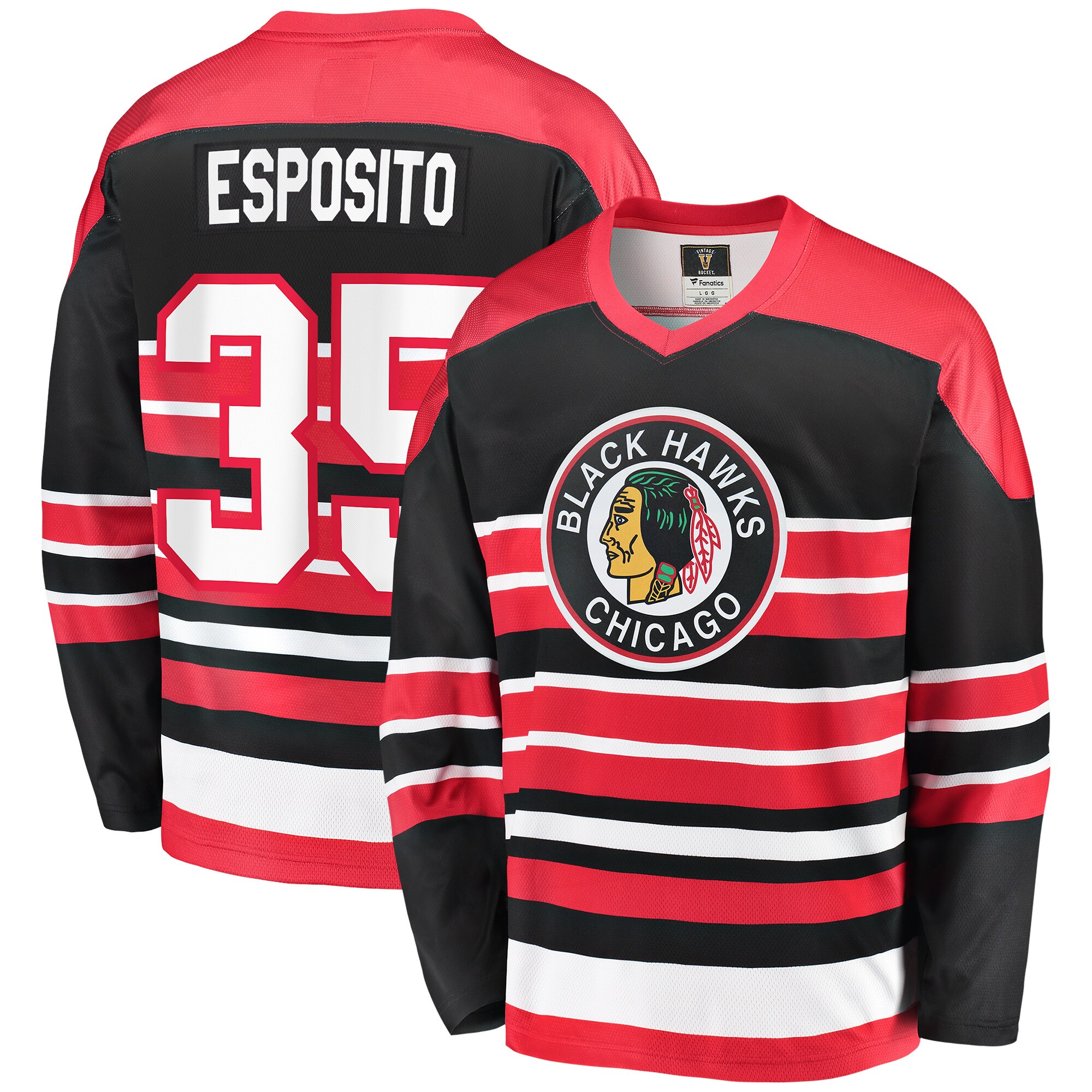 Tony Esposito Chicago Blackhawks Fanatics Premier Breakaway Retired Player Jersey - Red
