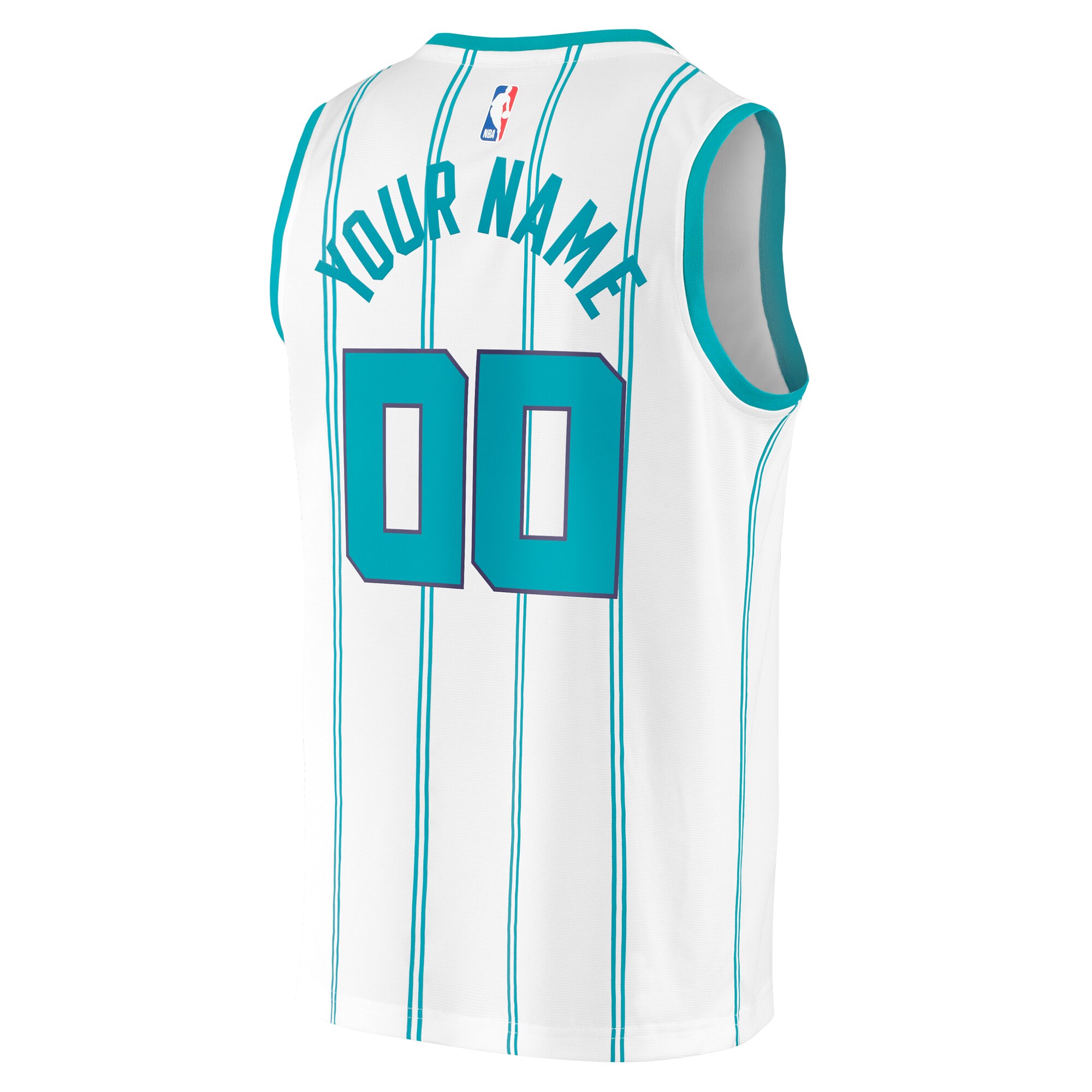 Charlotte Hornets Fanatics Youth Fast Break Replica Custom Jersey - Association Edition - White