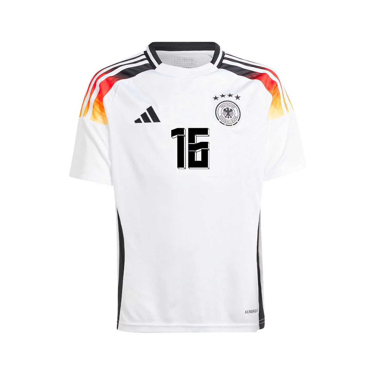Waldemar Anton 16 Signed Germany National Team 2024/25 YOUTH Jersey Autographed - Home