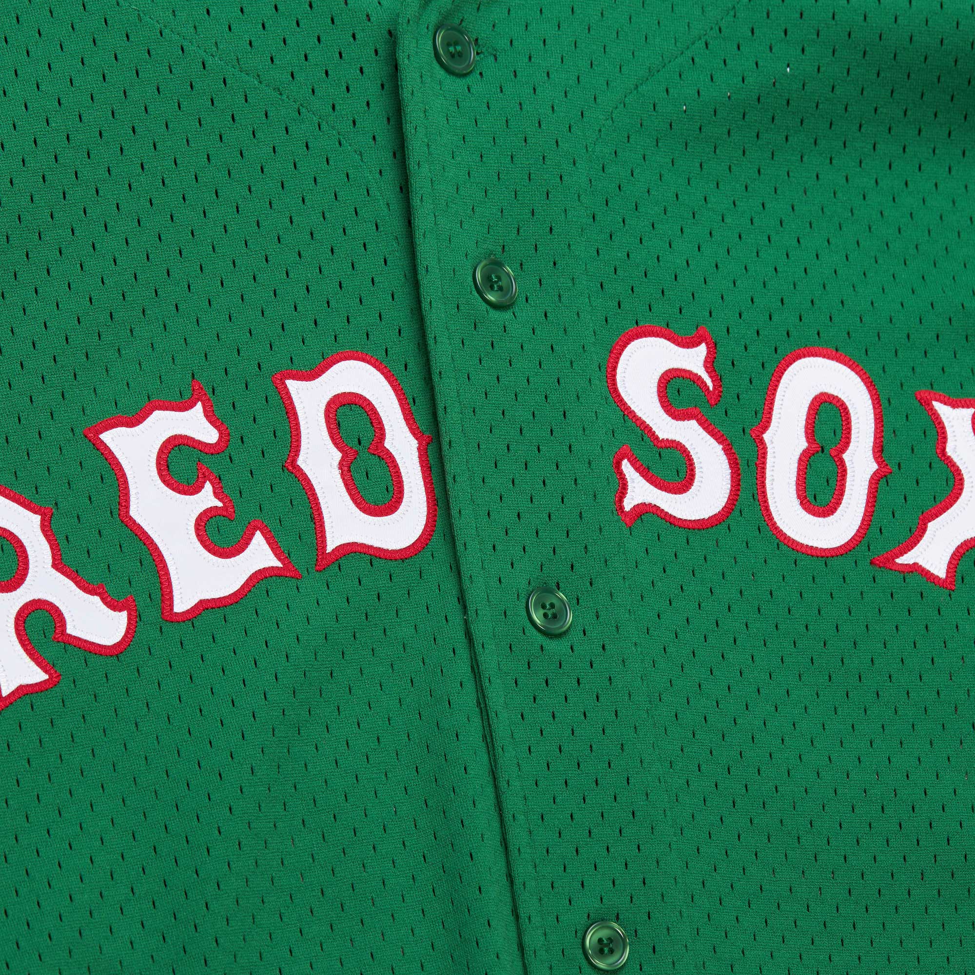 David Ortiz Boston Red Sox Mitchell & Ness Cooperstown Collection Mesh Batting Practice Jersey - Kelly Green