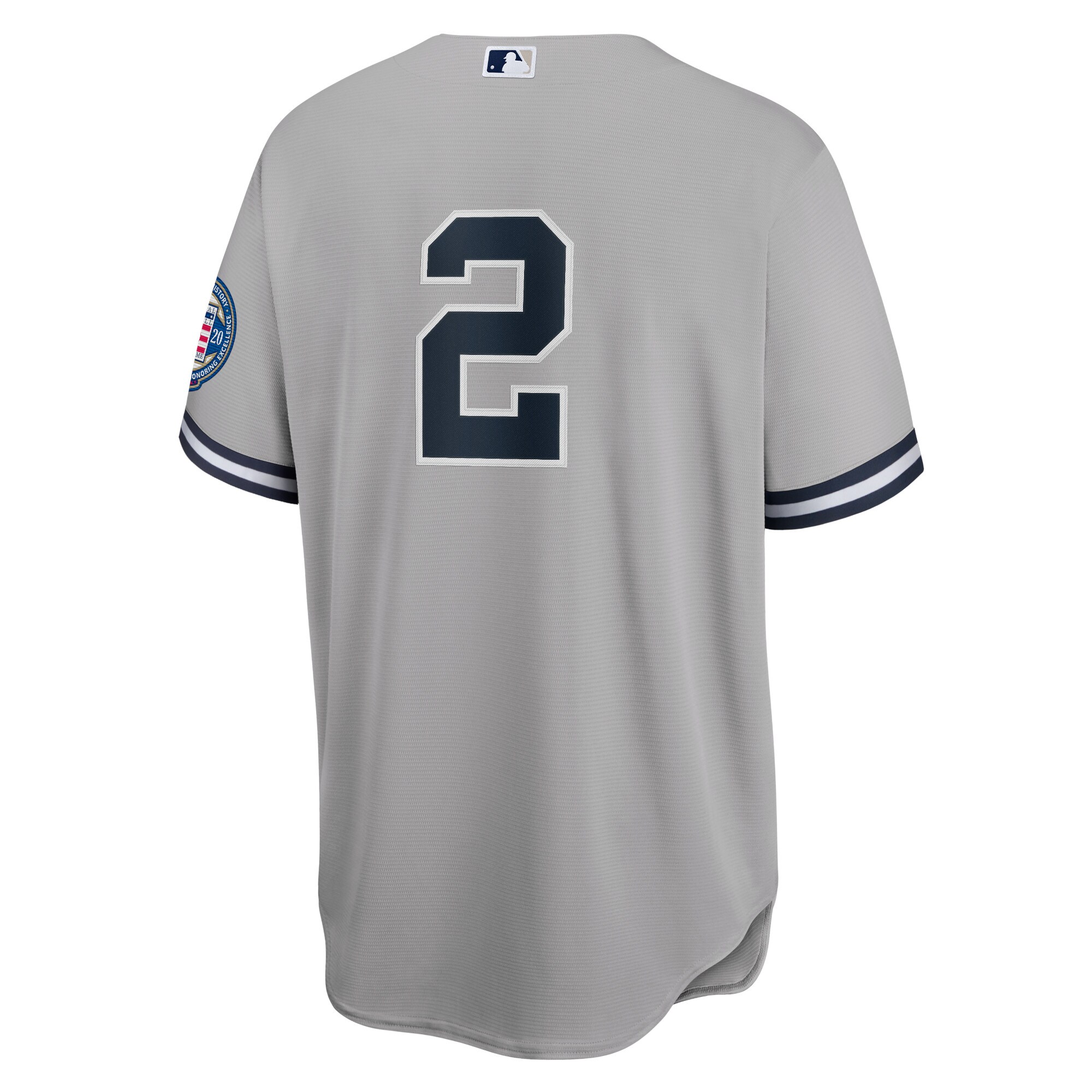 Derek Jeter New York Yankees  2020 Hall of Fame Induction Replica Jersey - Gray