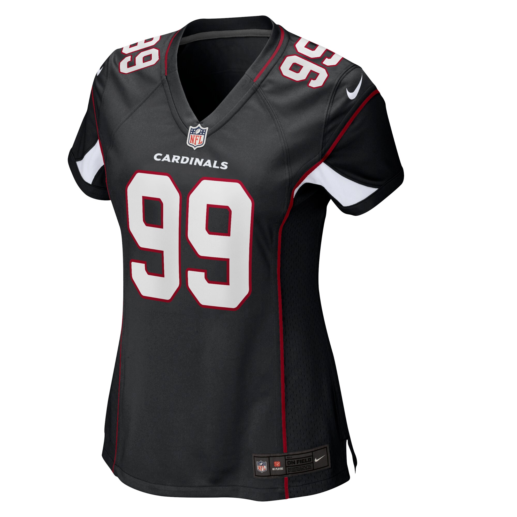 J.J. Watt Arizona Cardinals  Women's Alternate Game Jersey - Black