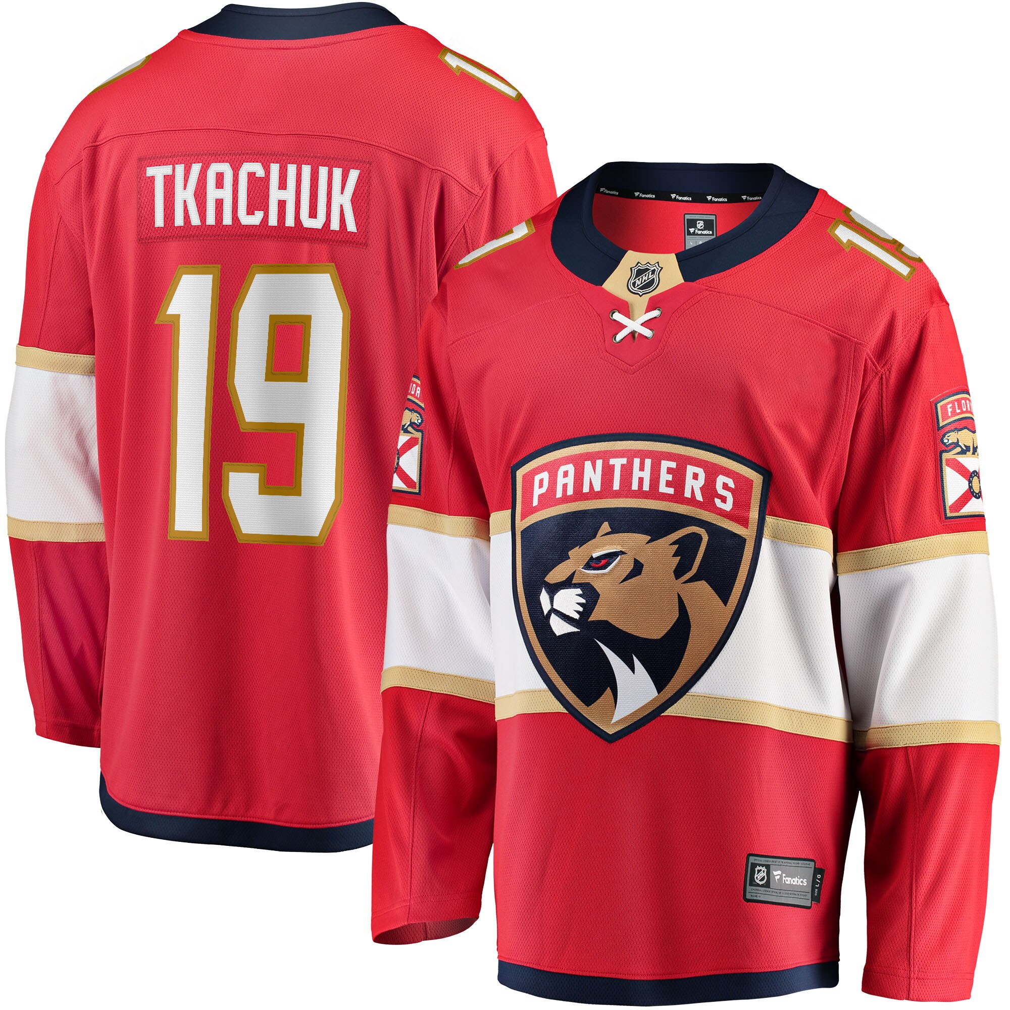 Matthew Tkachuk Florida Panthers Fanatics Home Breakaway Player Jersey - Red