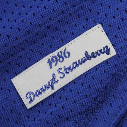 Darryl Strawberry New York Mets Mitchell & Ness Cooperstown Mesh Batting Practice Jersey - Royal