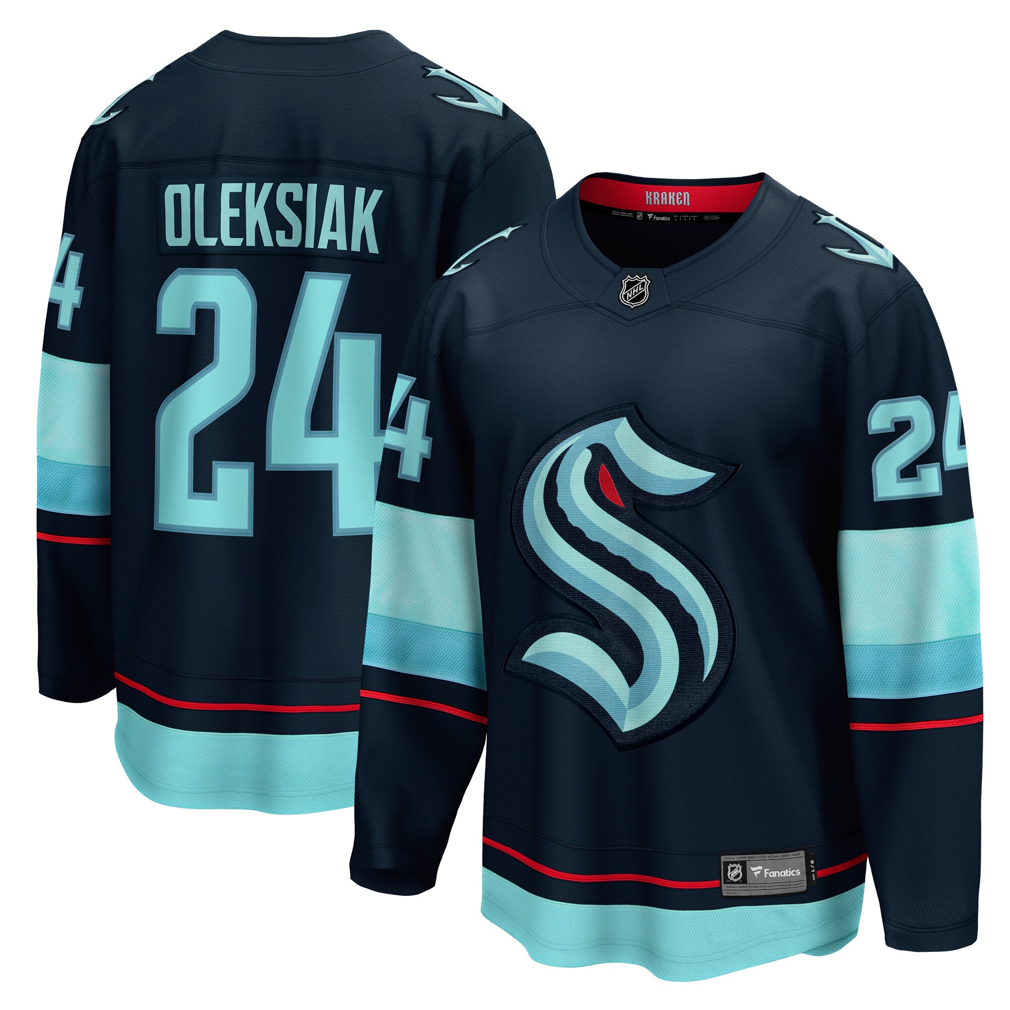 Jamie Oleksiak  Fanatics Home Breakaway Player Jersey - Deep Sea Blue