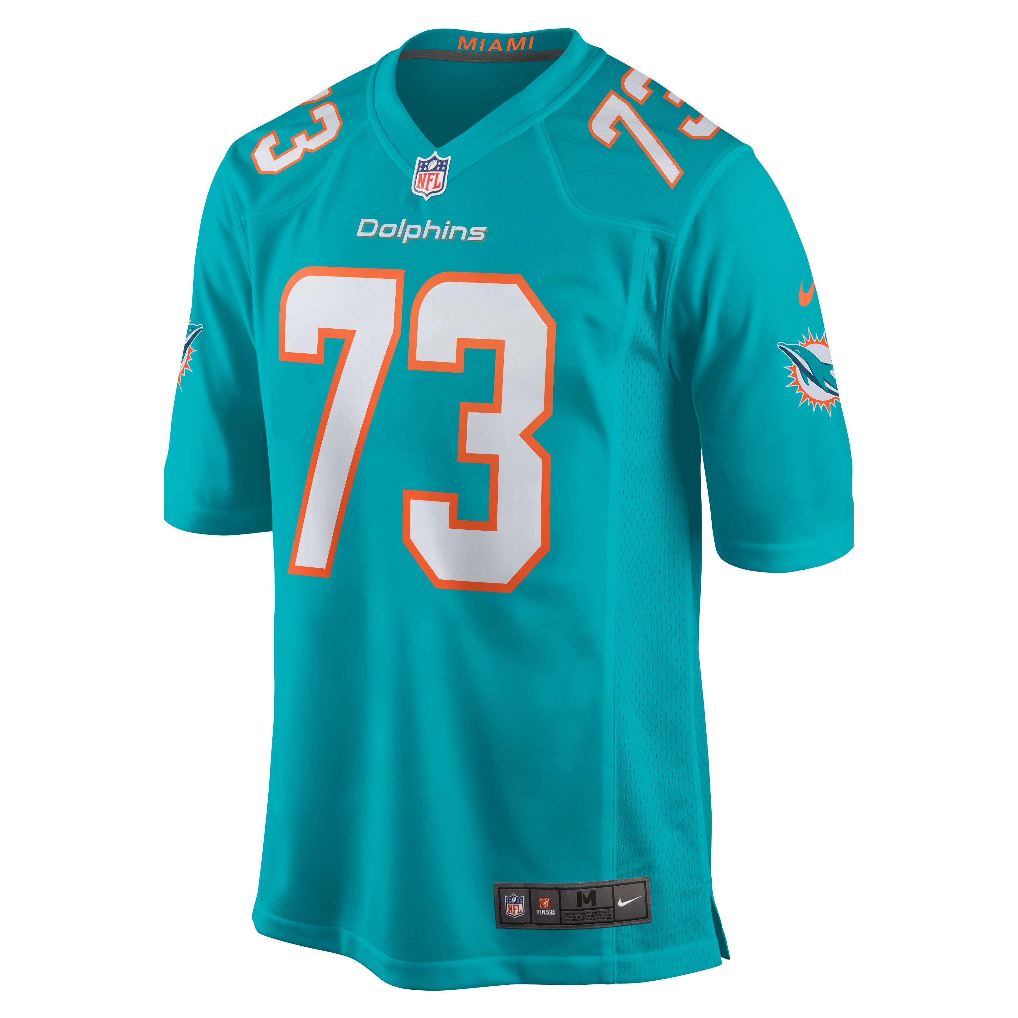 Austin Jackson Miami Dolphins  Player Game Jersey - Aqua